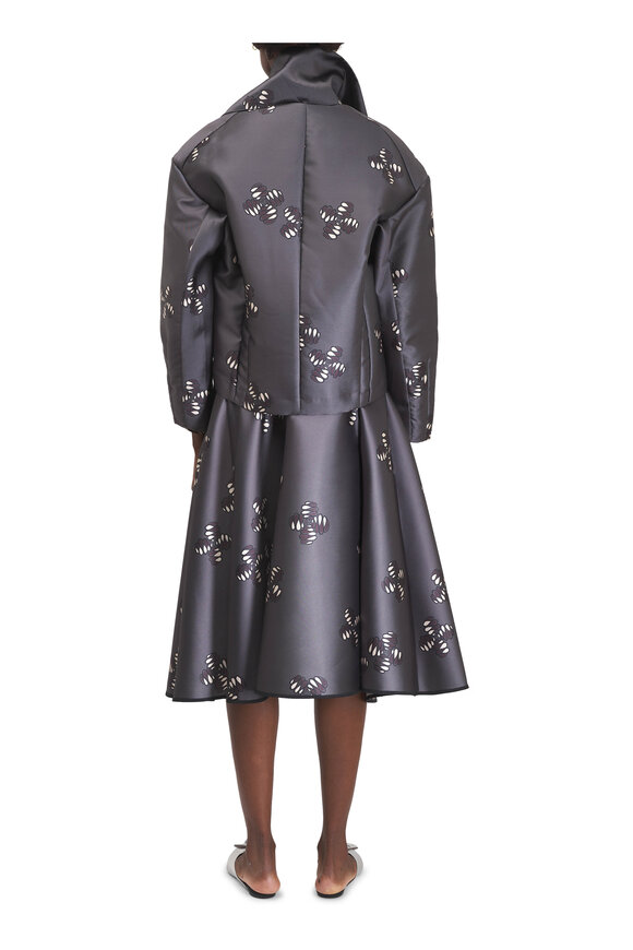 Odeeh Fancy Fans Shadow Satin Skirt - view 4