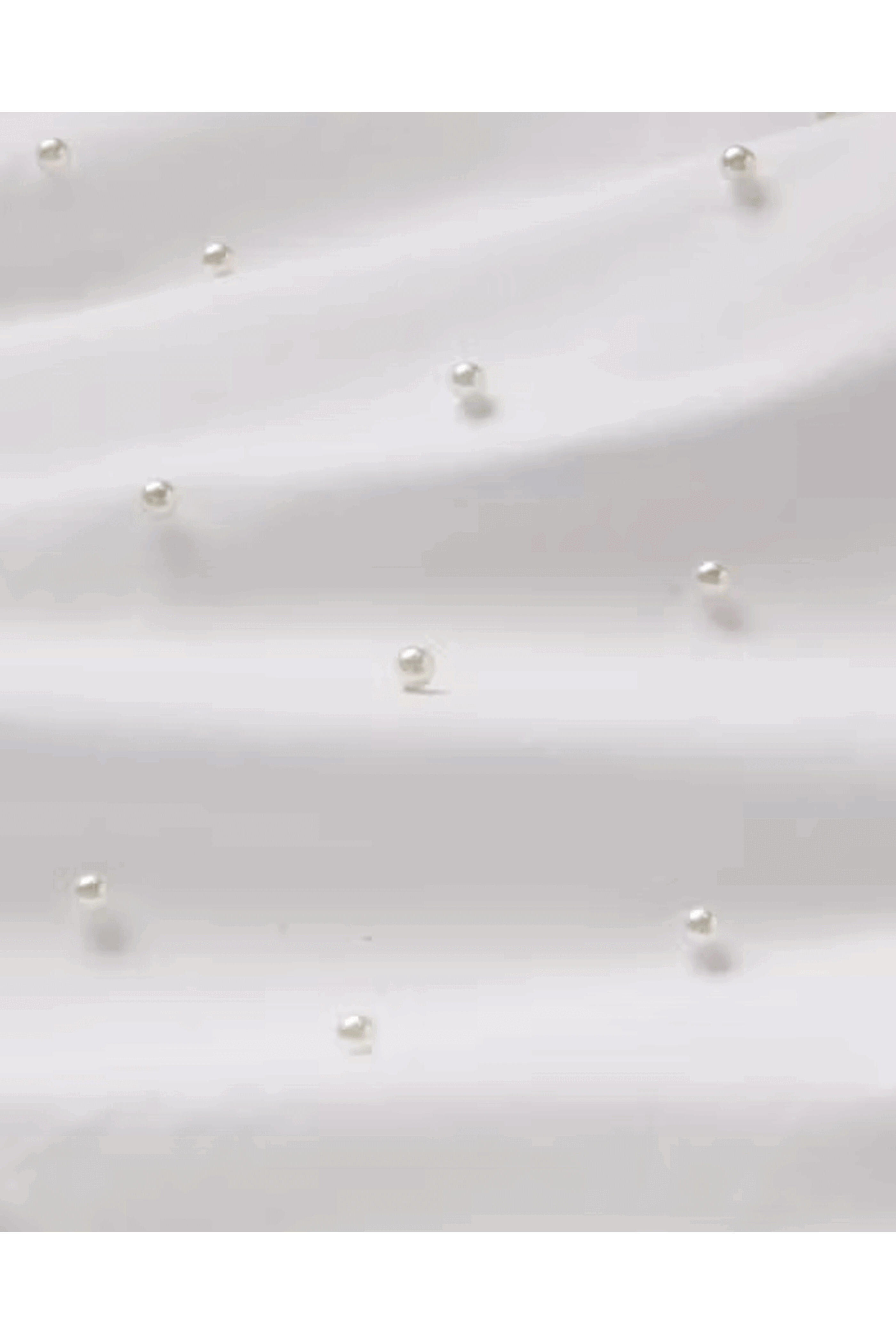 Frame - White Oversized Pearl Pocket Shirt