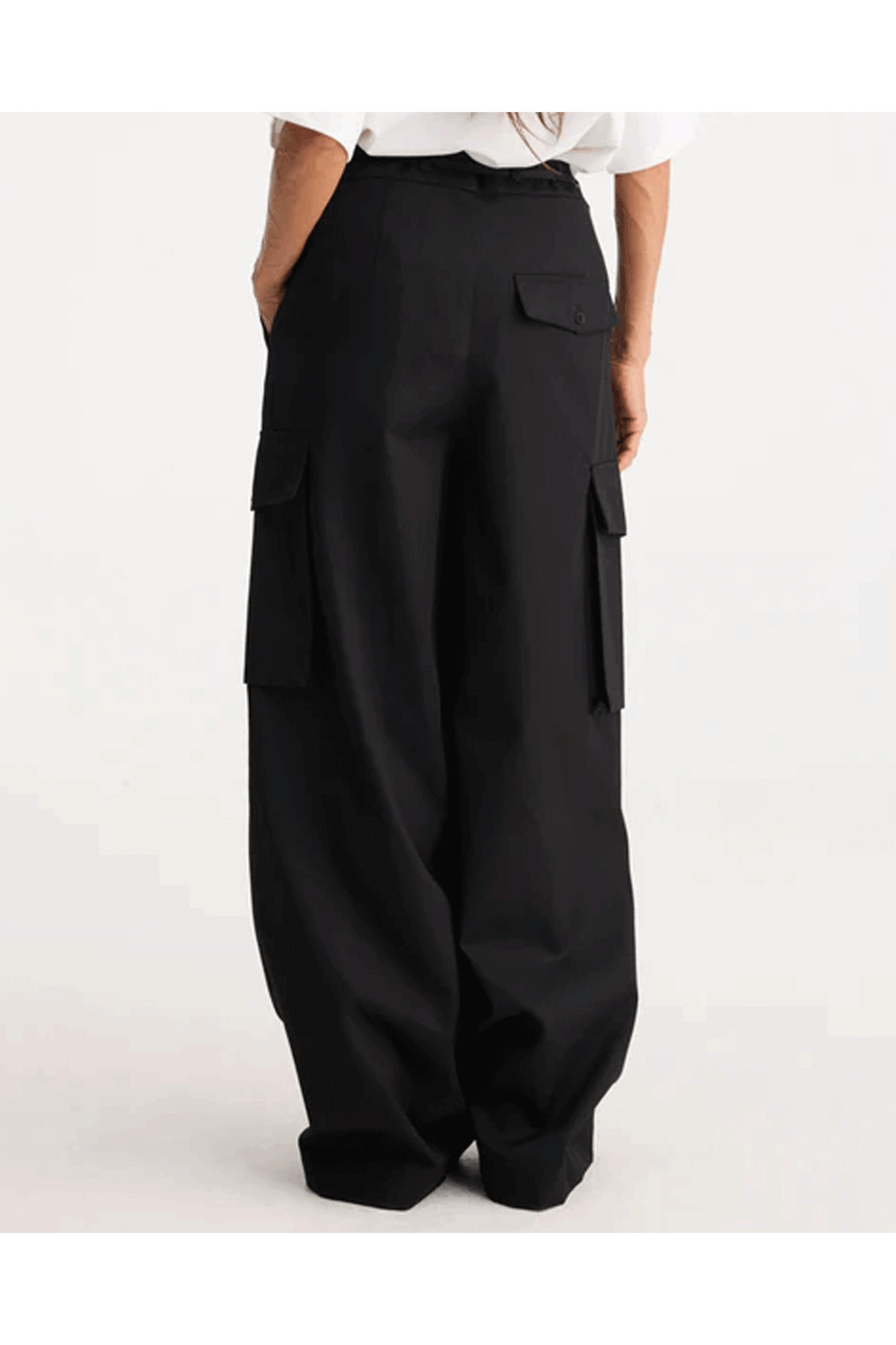 Rohe Frames - Black Tailored Cargo Trousers