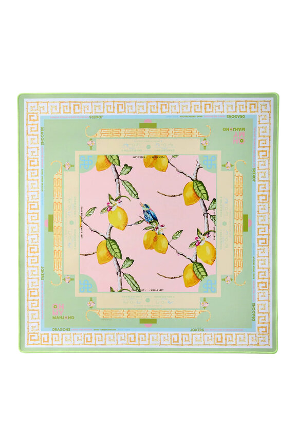 Oh My Mahjong Citrus Songbird Mat