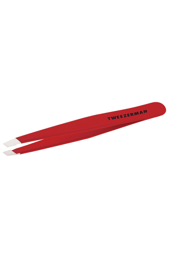 Tweezerman Slant Tweezer in Signature Red