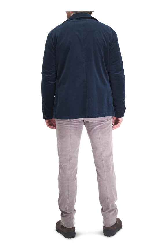 Malcom Ash Rose Stretch Cotton & Wool Corduroy Pant - view 3