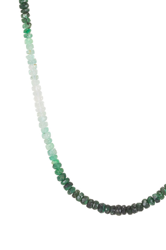 Cristina V. Ombre Emerald Necklace - view 2