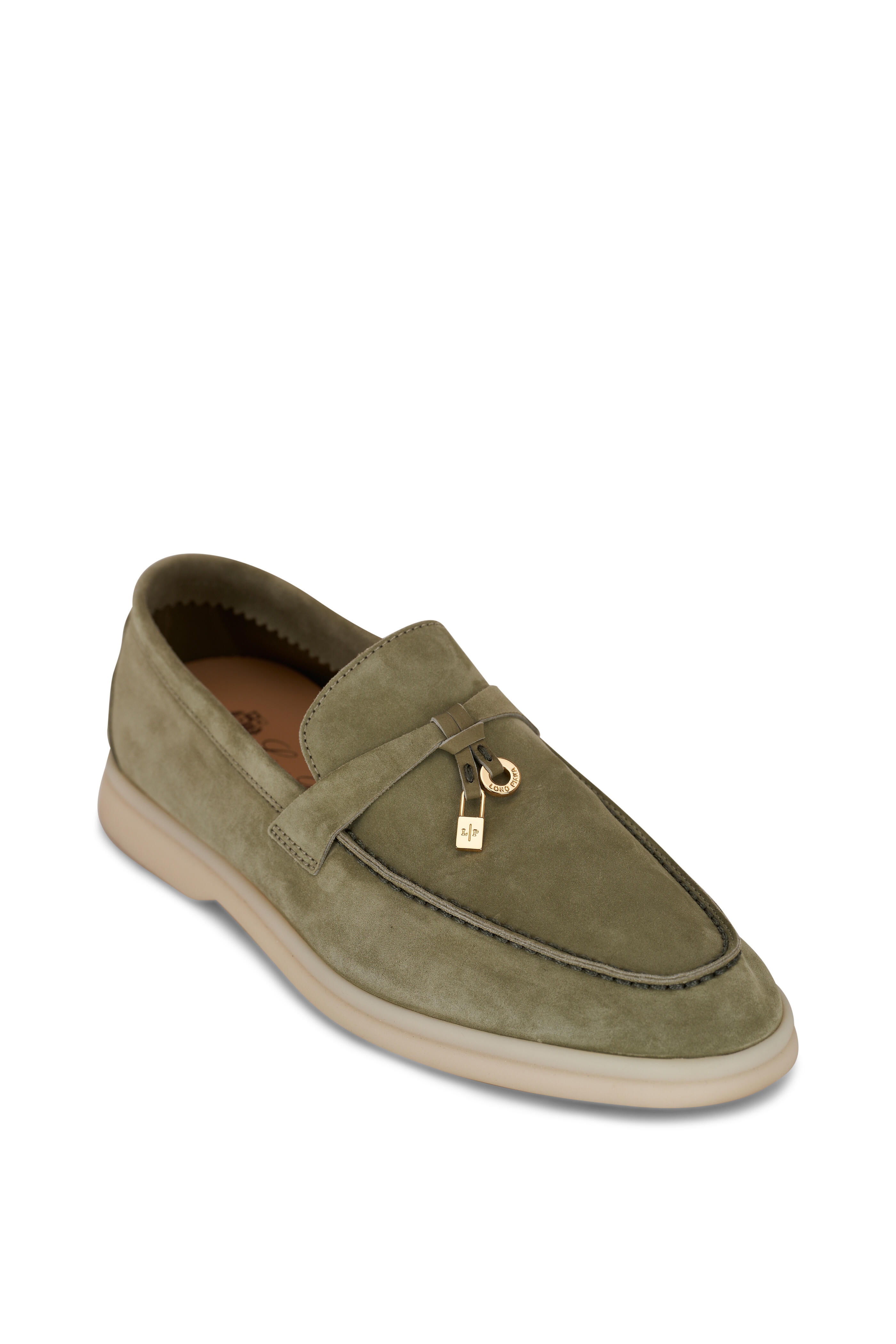 Loro Piana SUMMER CHARM WALK ローファー スエード Summer Charms Walk Loafer Suede Tundra | Loro Piana US