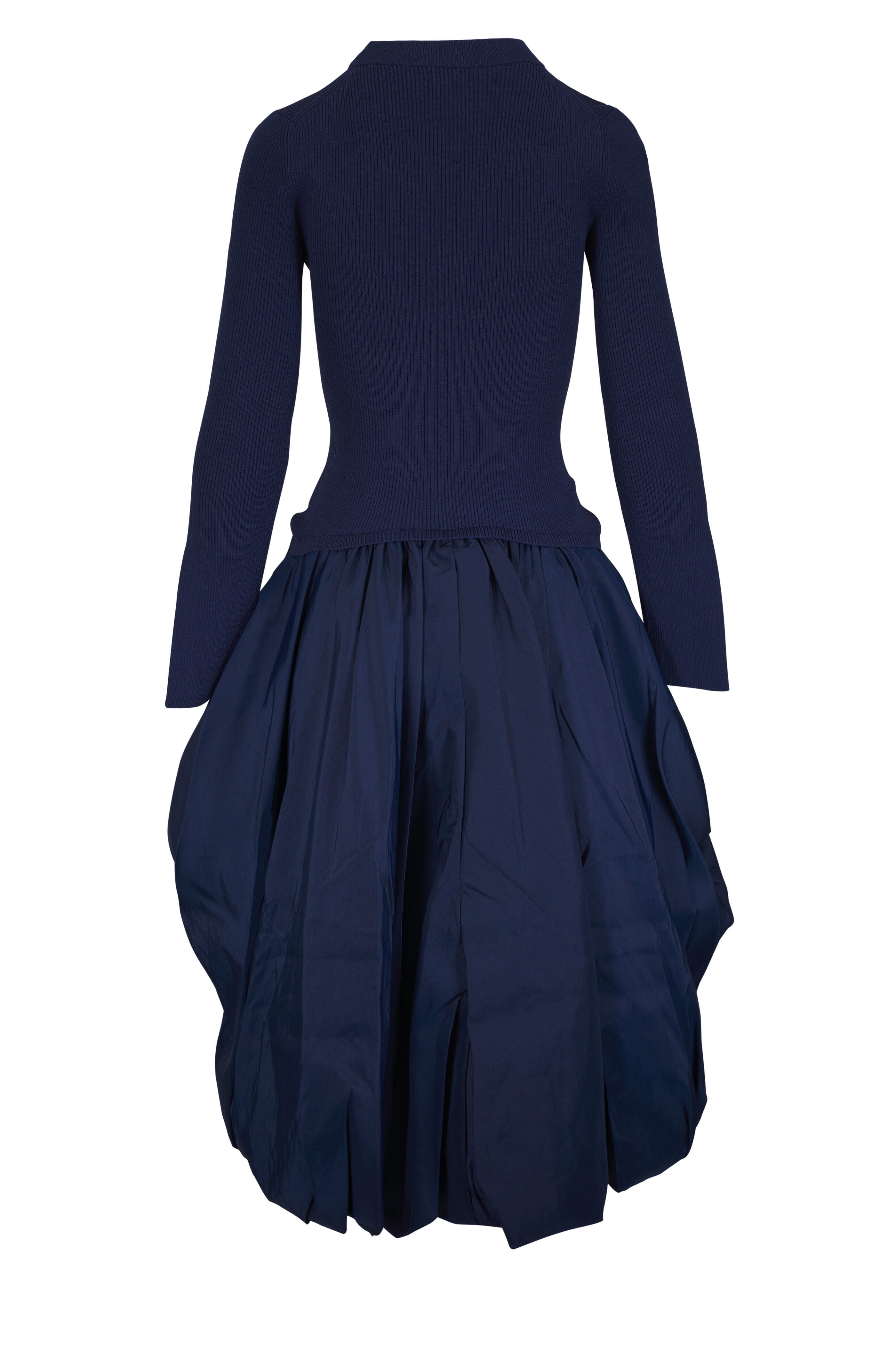 Simkhai - Kenlie Midnight Knit Bubble Midi Dress