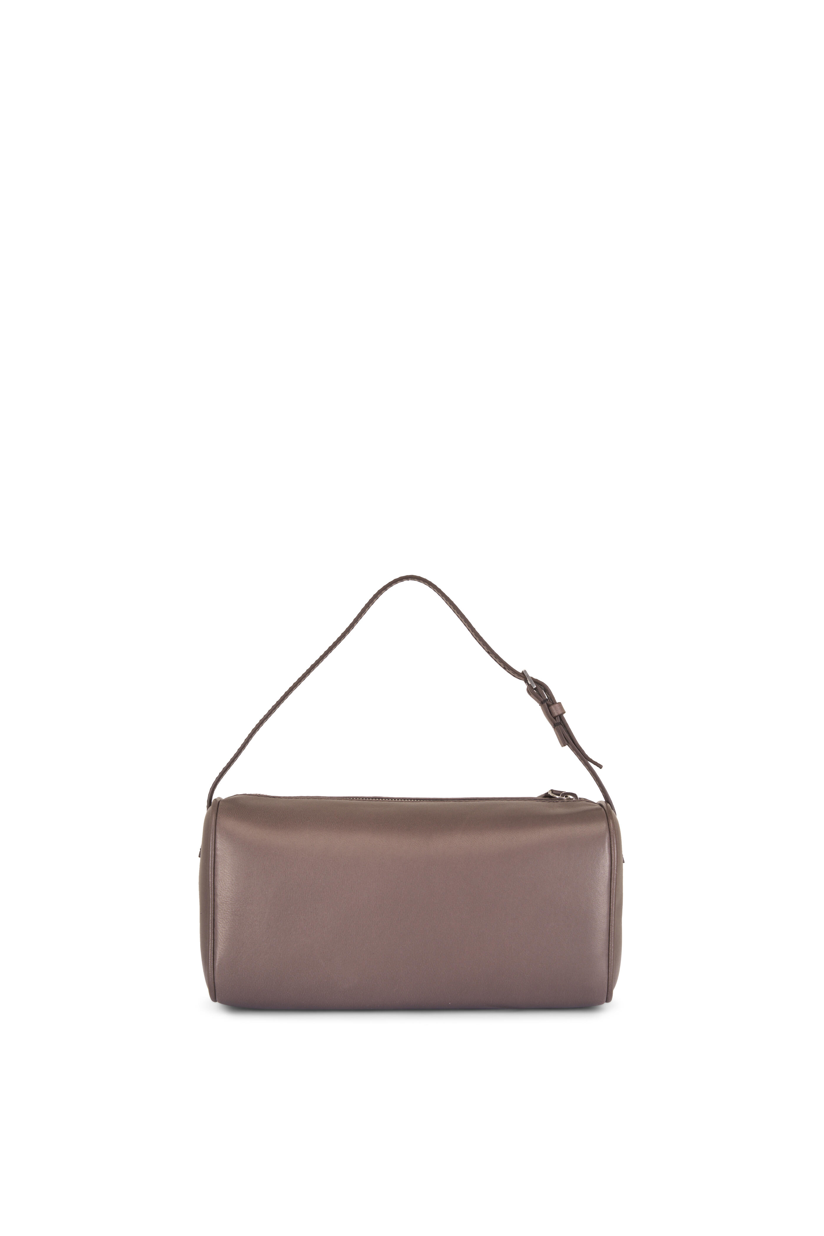 The Row - 90's Gray Leather Shoulder Bag - view 2