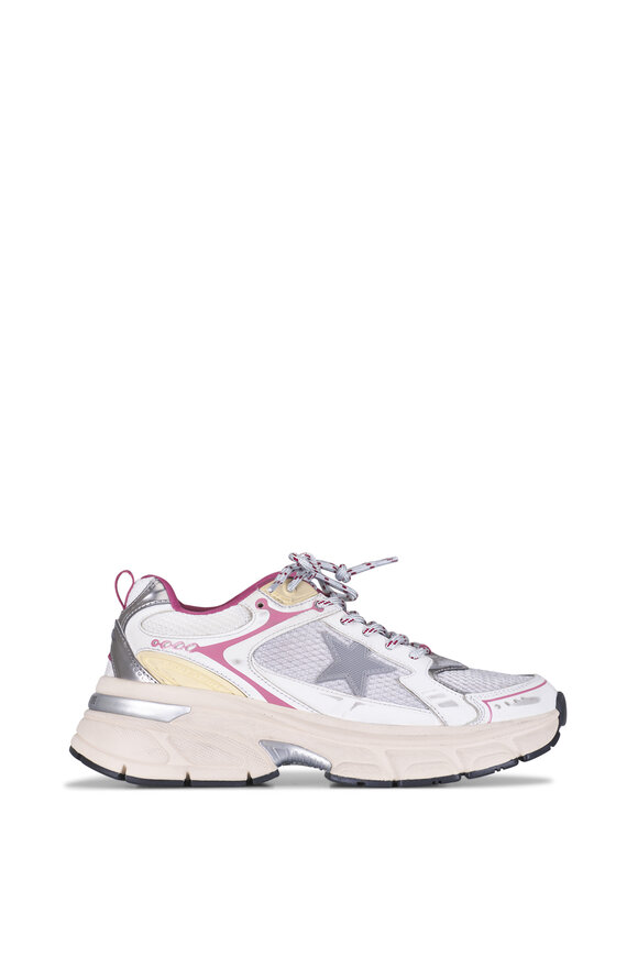 Golden Goose Lightstar White & Silver Sneaker - view 3