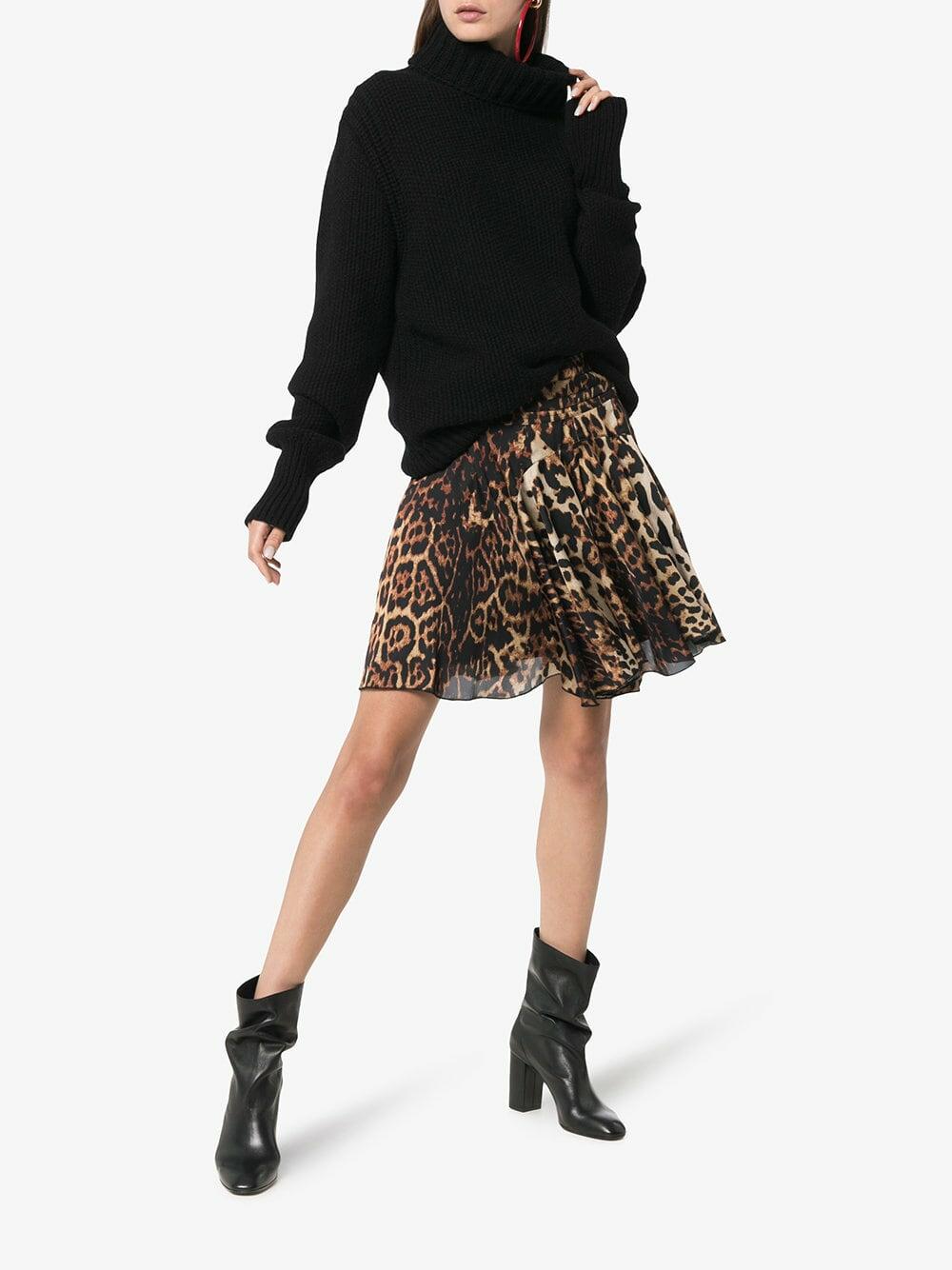 Aquazzura - Boogie Black Stretch Leather Slouch Bootie, 85mm