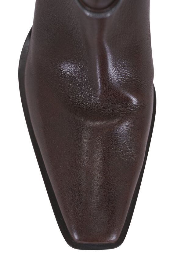 Brunello Cucinelli Testa Moro City Block Heel Boot, 45mm - view 8