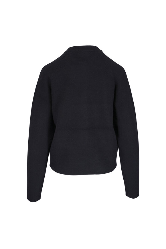 Totême Black Hammered Button Cardigan - view 3