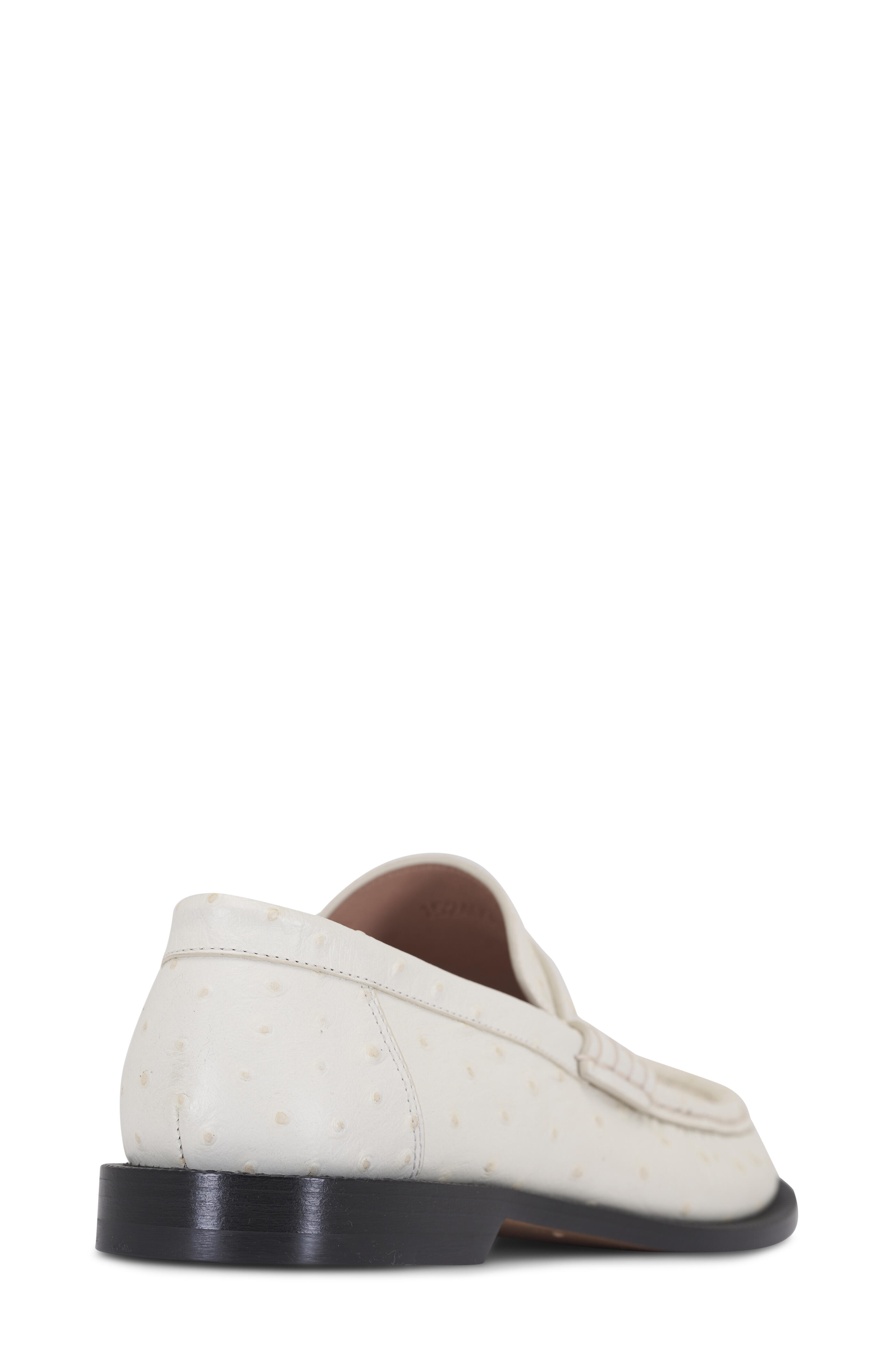 【送料&関税込】Loewe Ivory Leather Campo Loafers Campo loafer in embossed calfskin Beige - LOEWE