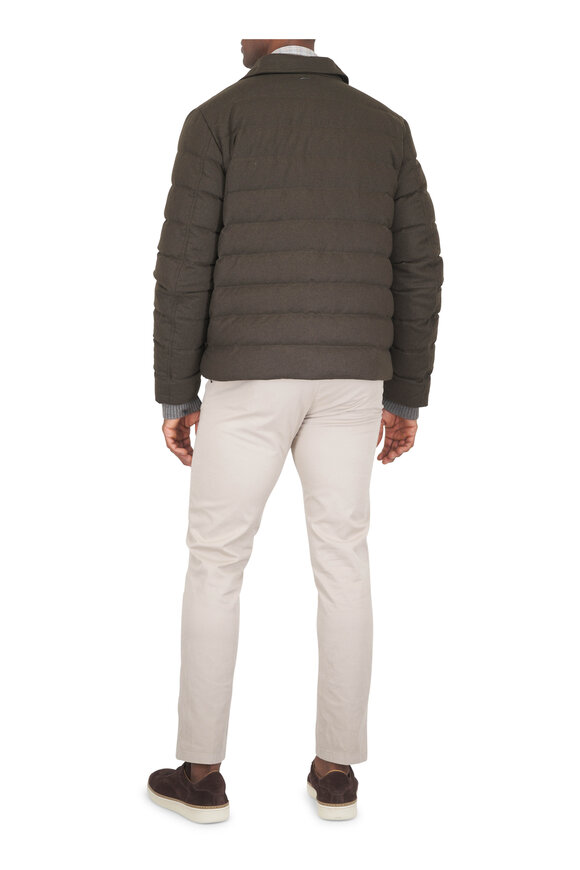 Maurizio Baldassari Rock Gray Virgin Wool Cardigan - view 4