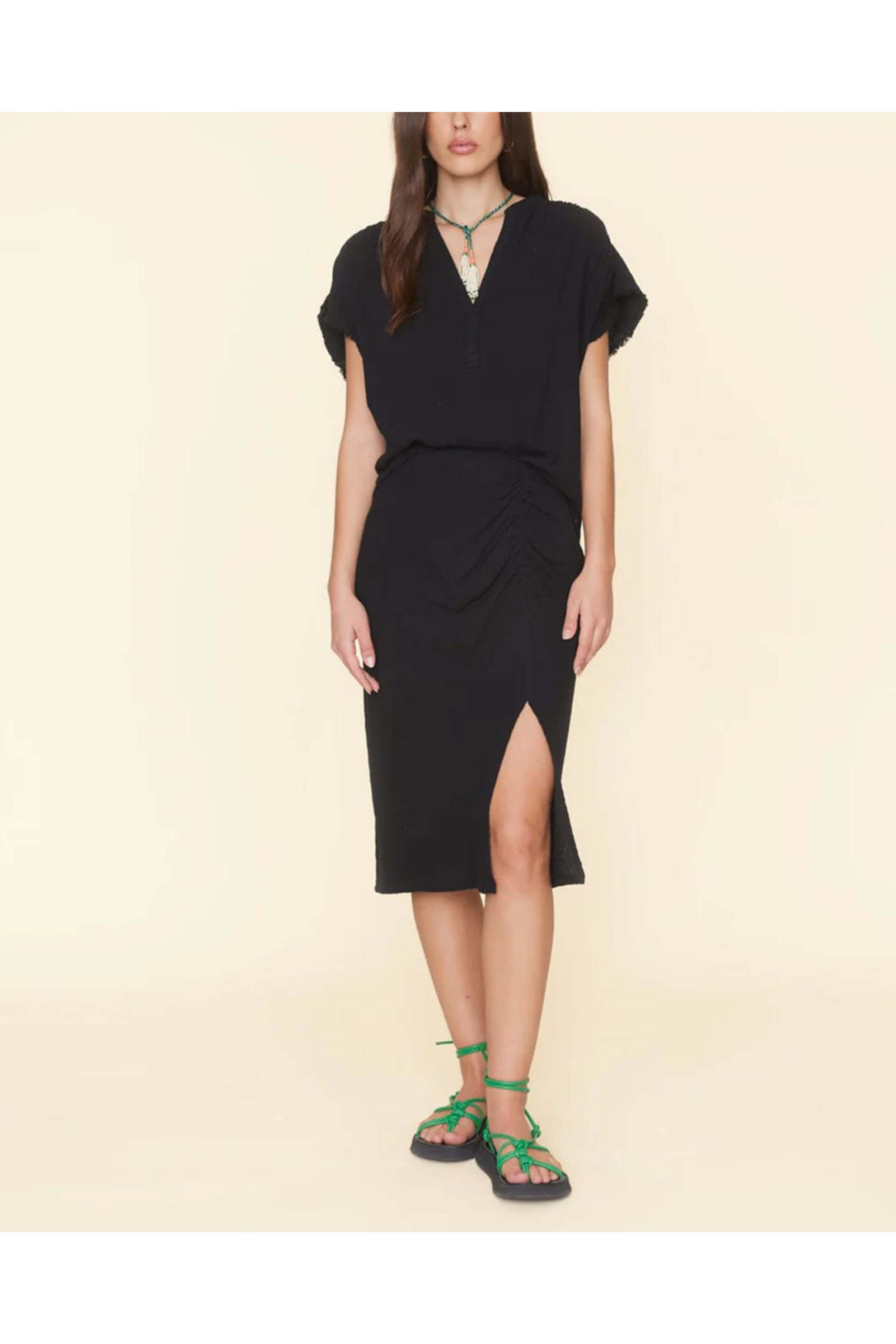 Xirena - Black Scottie Skirt