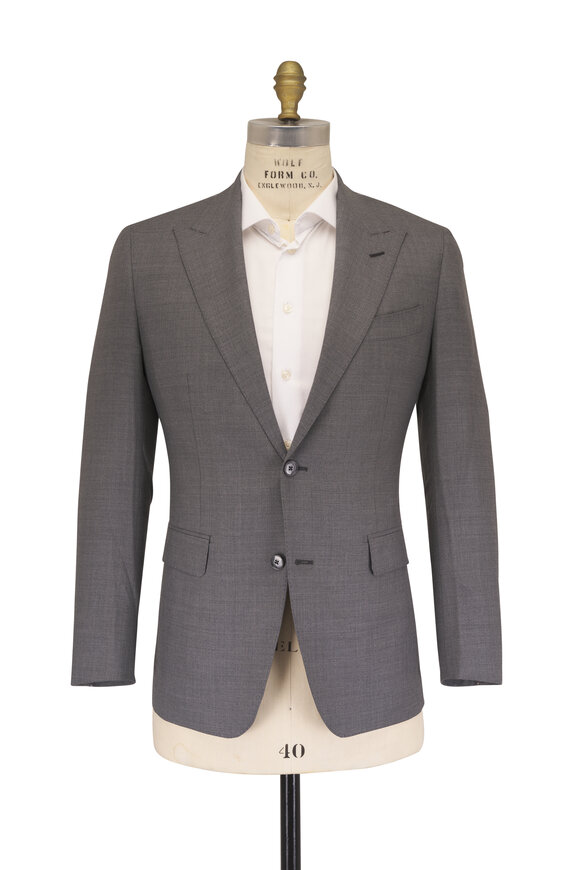 Atelier Munro Medium Gray Wool Suit - view 2
