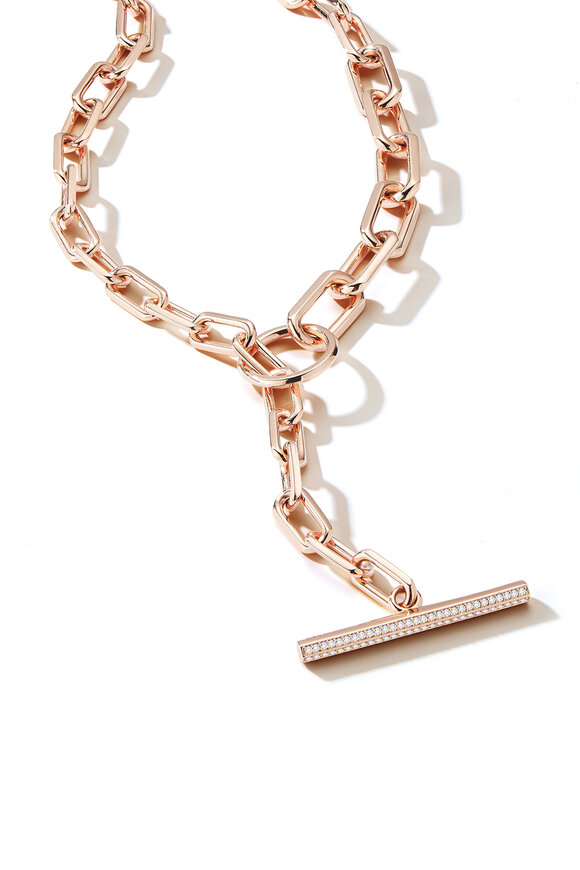 Walters Faith Saxon Diamond Graduated Jumbo Link Toggle Necklace - view 5