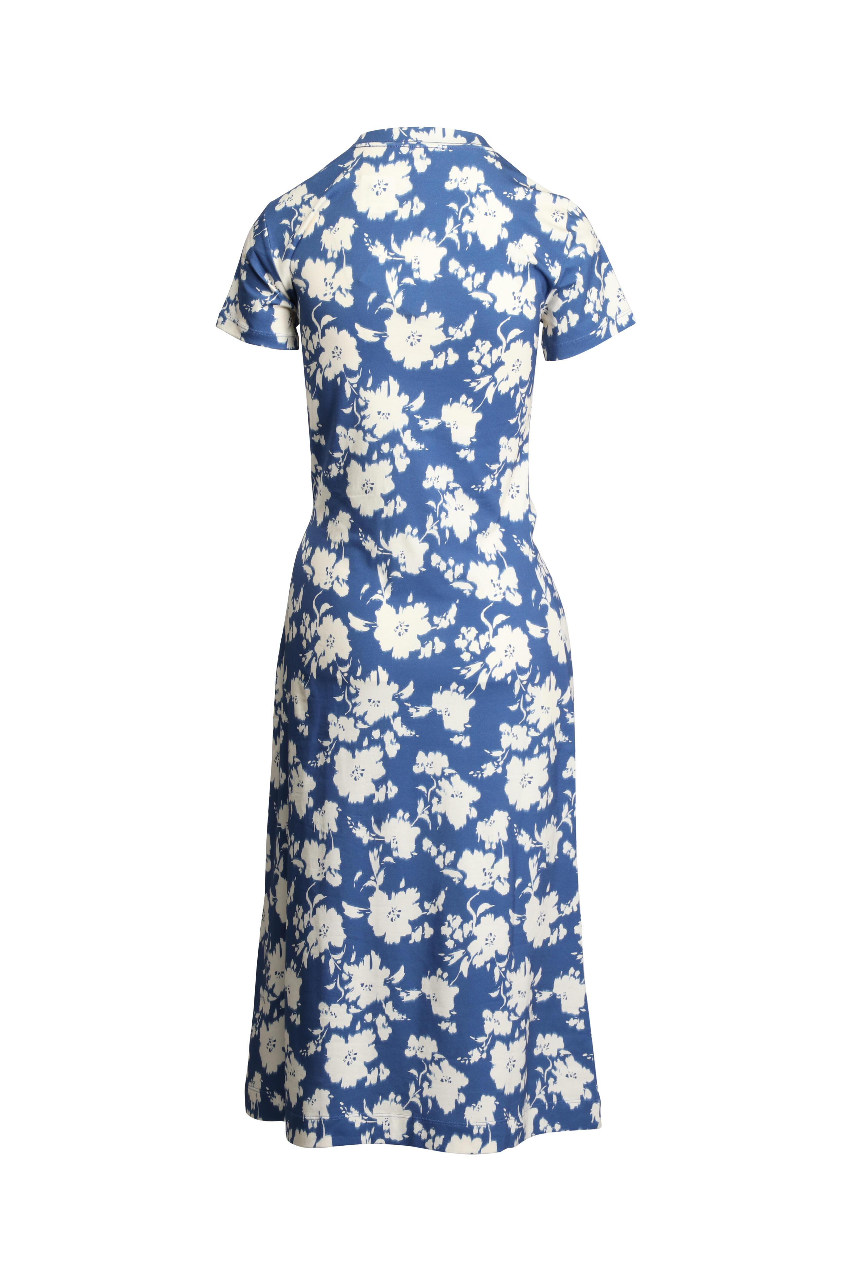 Tanya Taylor - Mac French Blue & Cream Multi Floral Midi Dress