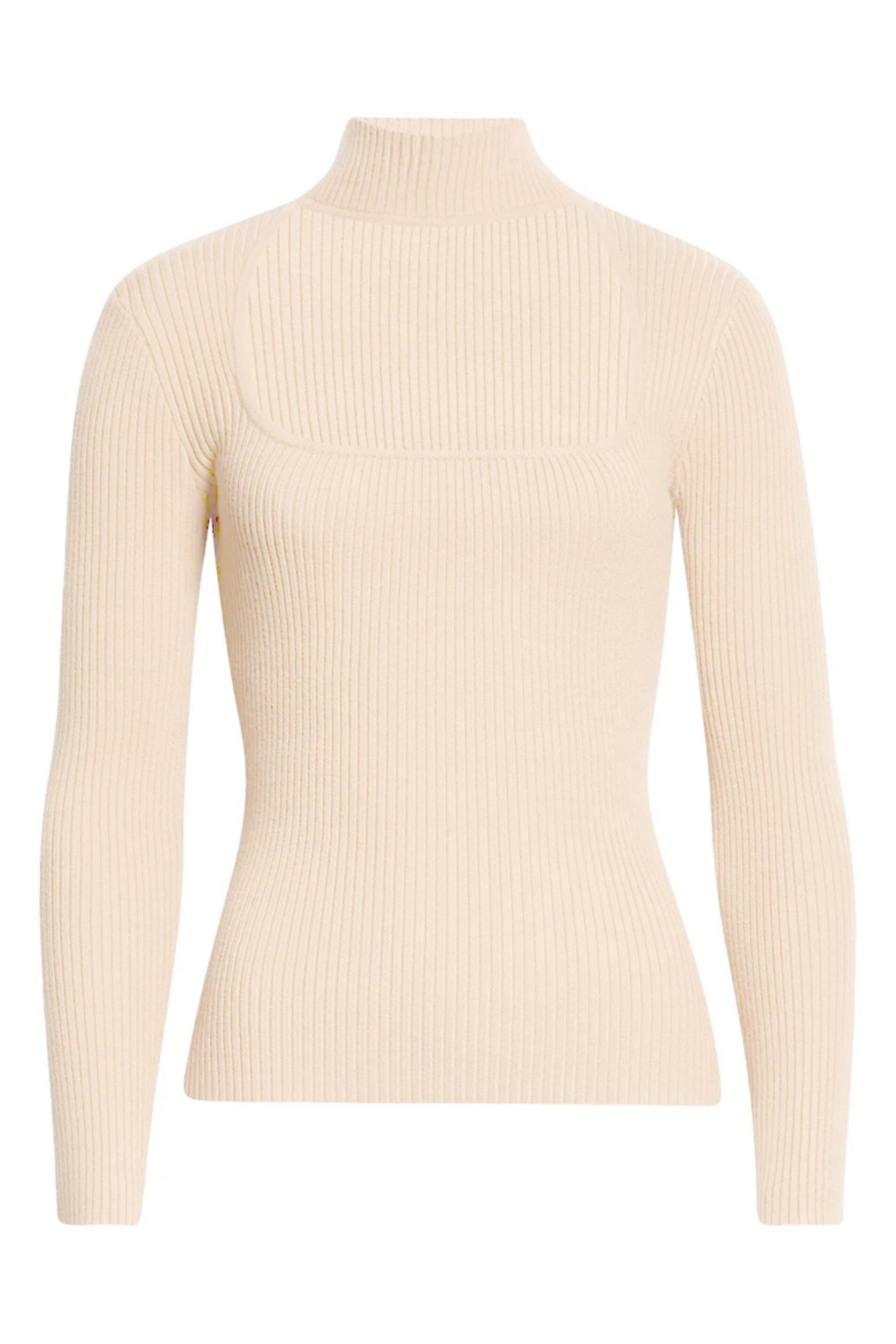 Simkhai - Sandstone Ribbed Janessa Mockneck Top