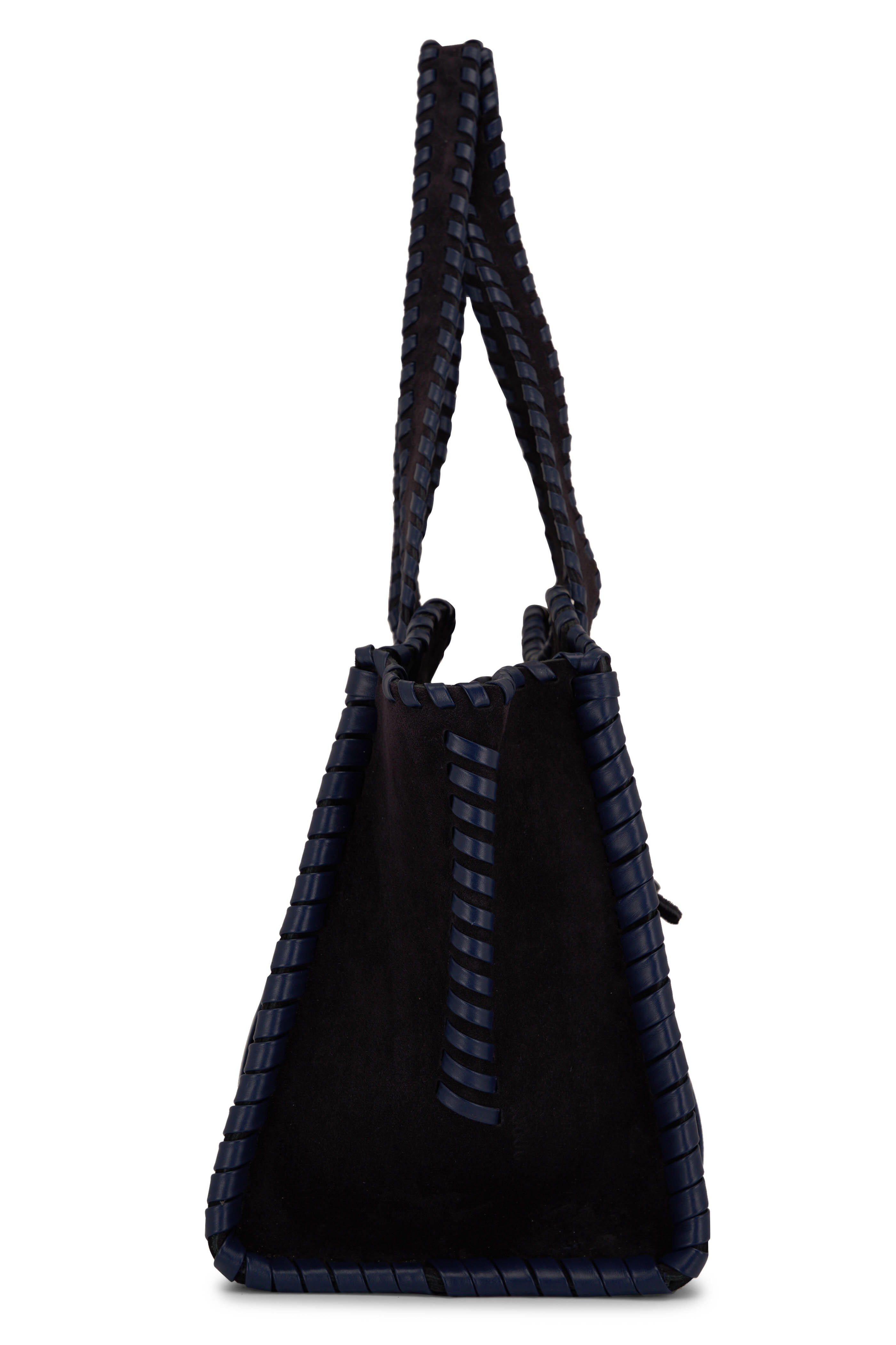 Chloé - Medium Mony Midnight Blue Whipstitch Tote