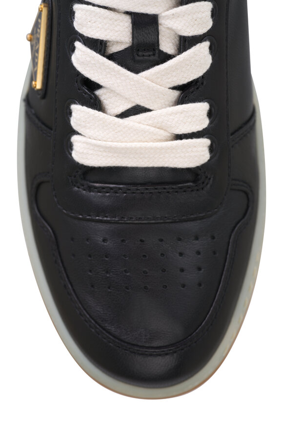 Prada - Downtown Black Leather Sneaker