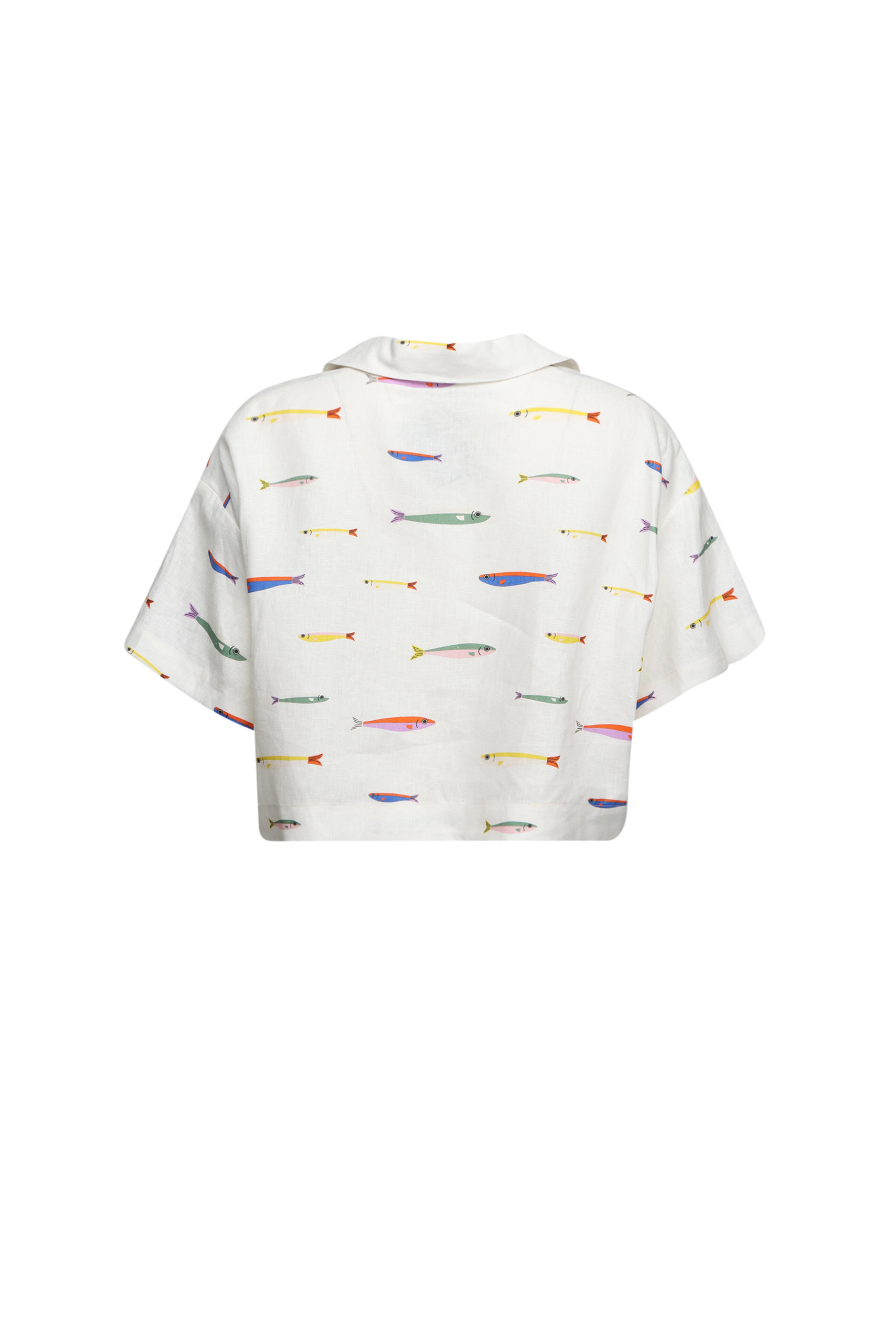 Staud - Daya Ivory Pop Sardines Top