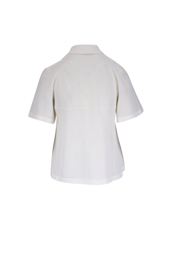 Dorothee Schumacher Cotton Coolness Eggshell Knit Polo - view 2