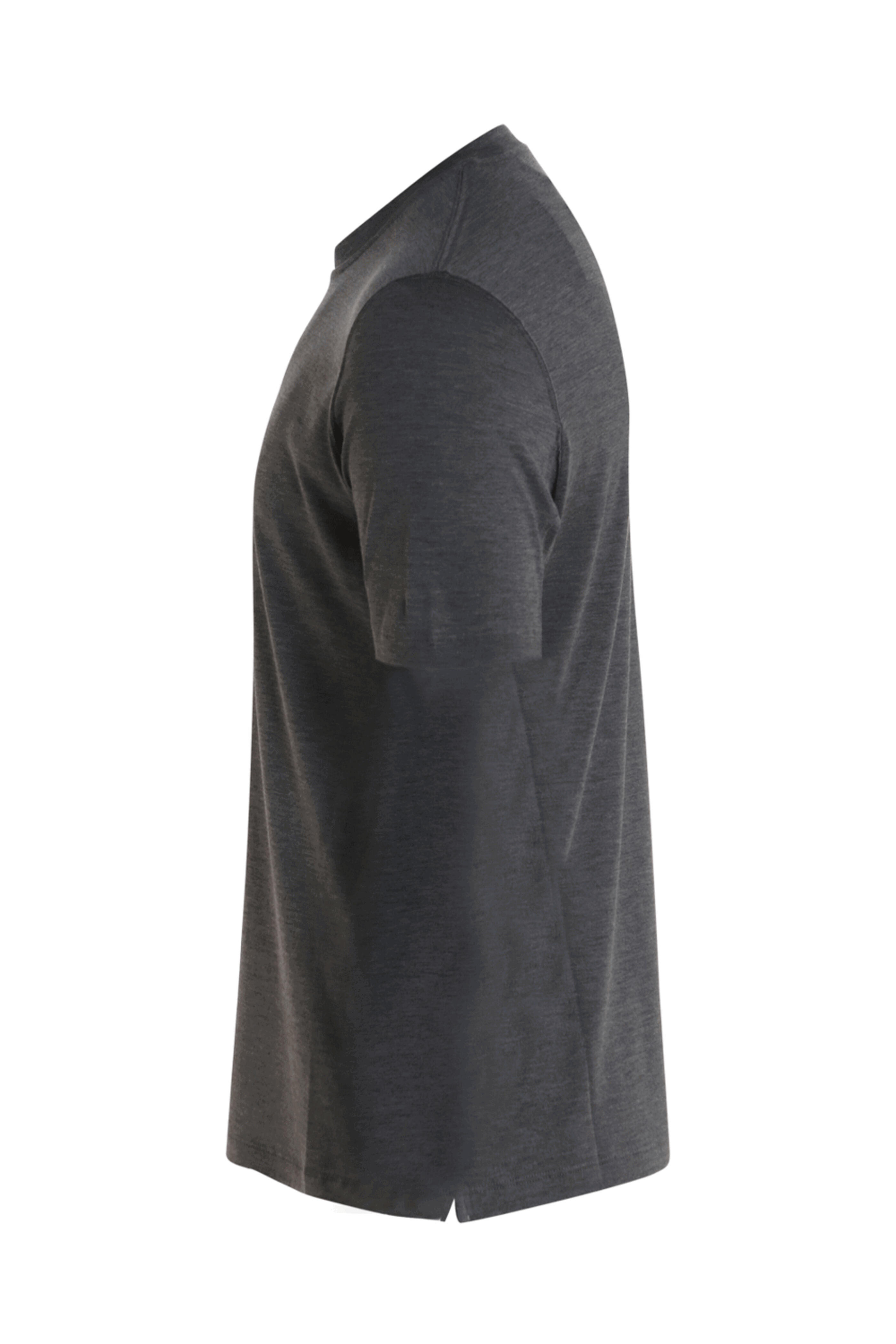 Brunello Cucinelli - Dark Gray Silk & Cotton Stretch T-Shirt