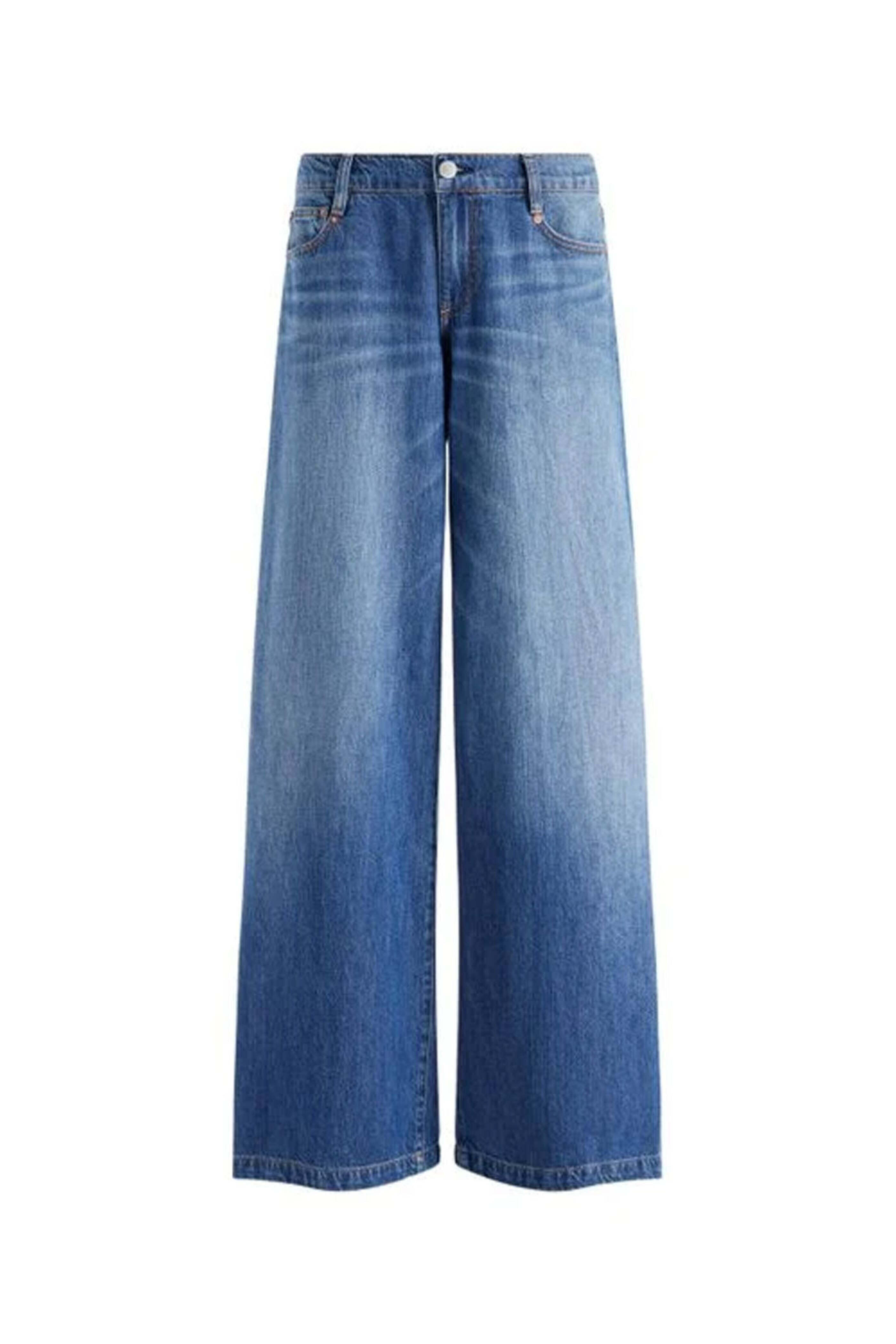 Alice & Olivia - Chaz Low Rise Baggy Wide-Leg Jeans