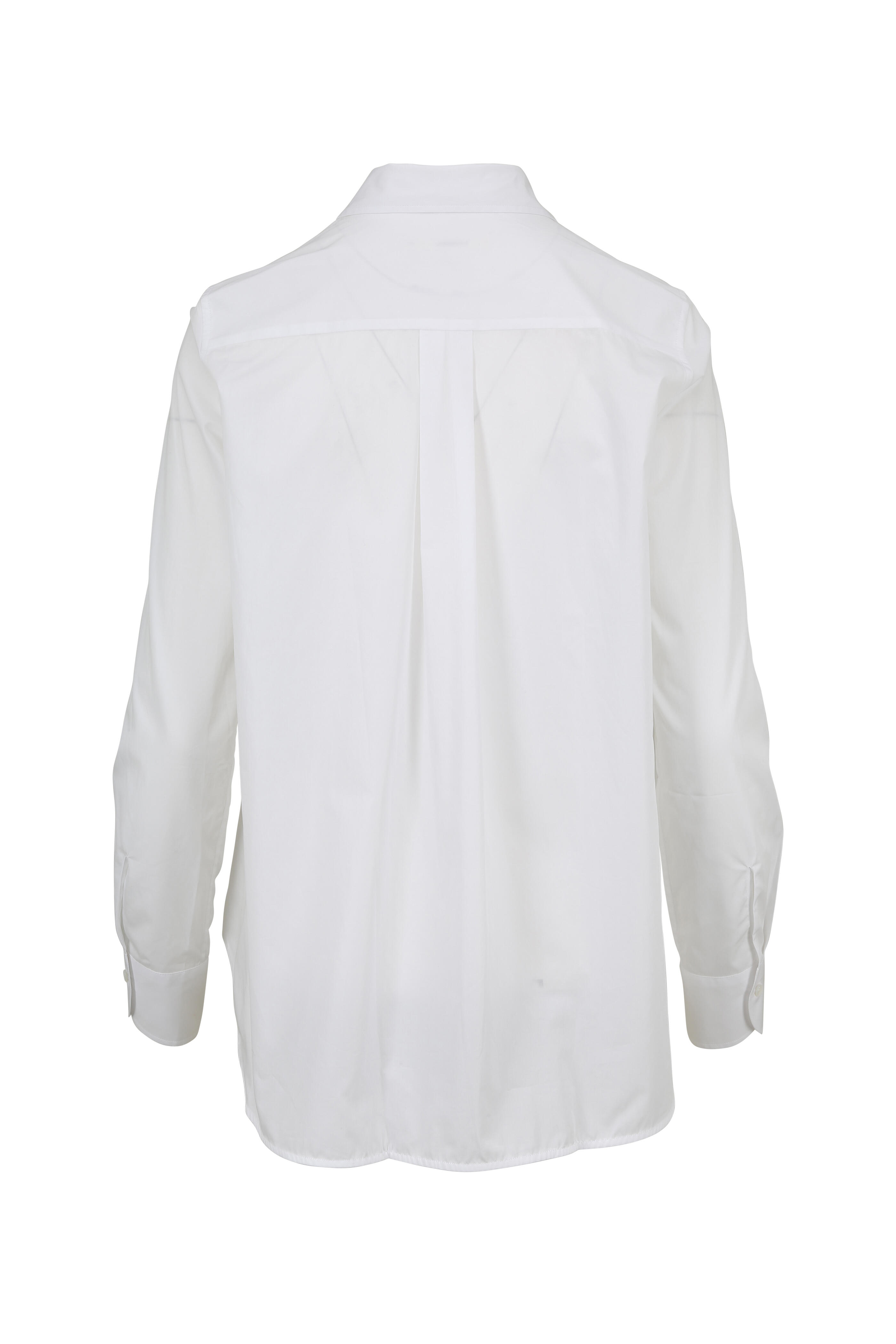 Lareida - White Lenon Basic Cotton Button Down