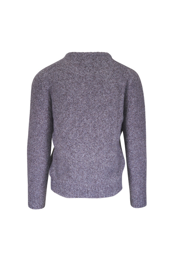 Maurizio Baldassari Gray Cashmere & Silk Boucle Sweater - view 3