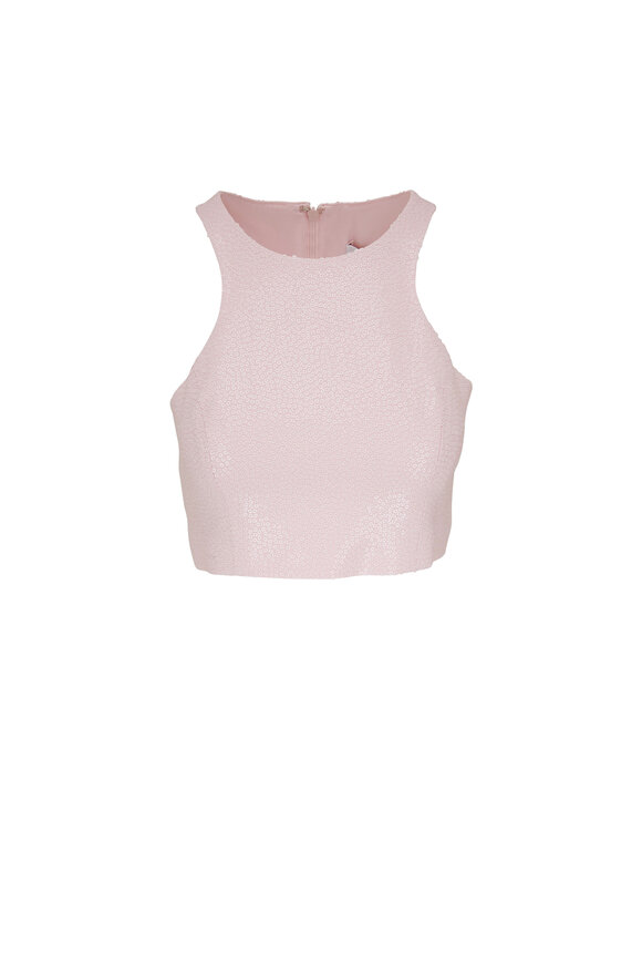 Michael Kors Collection - Petal Sequin Crop Top