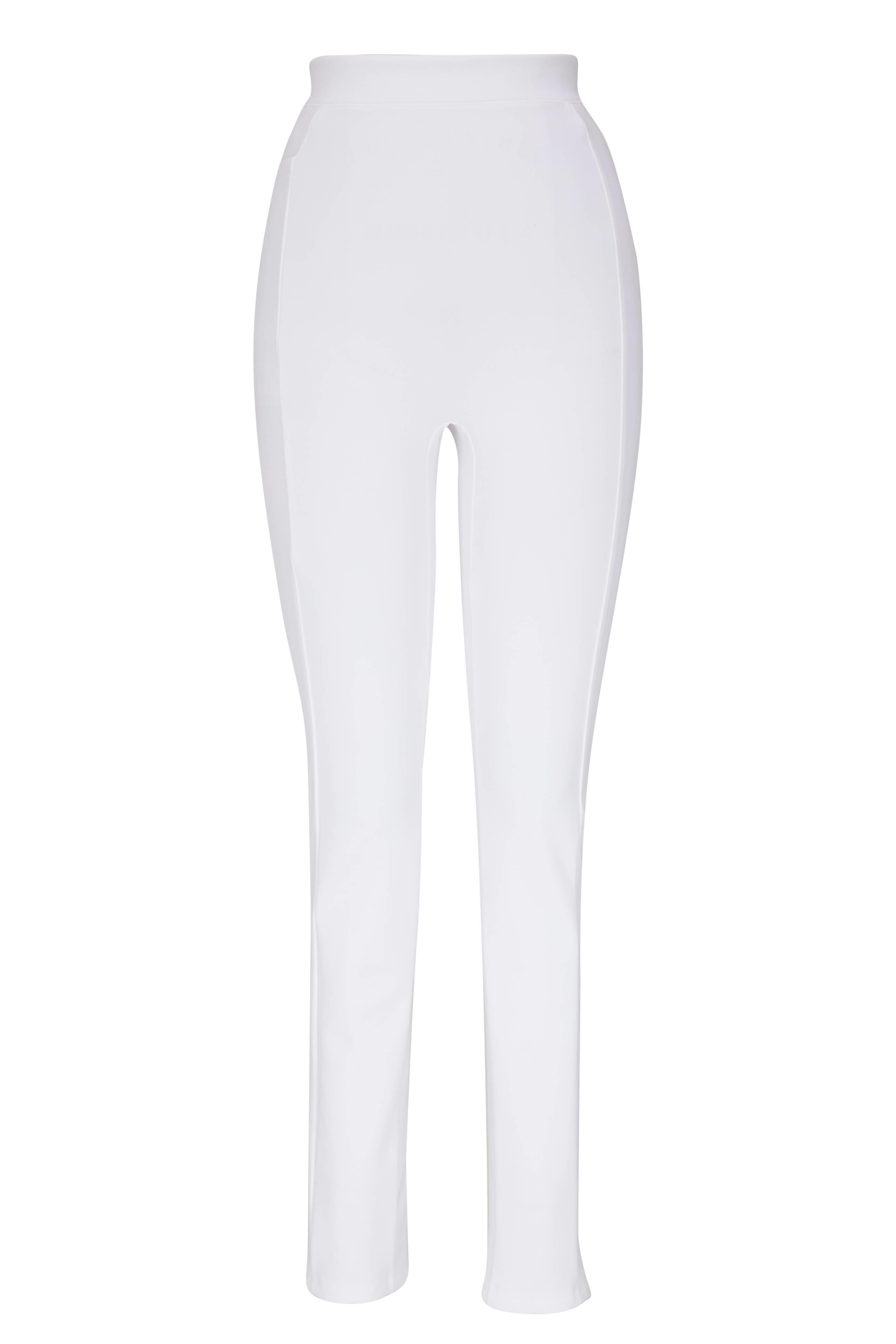 Adam Lippes - White Bonded Neoprene Legging