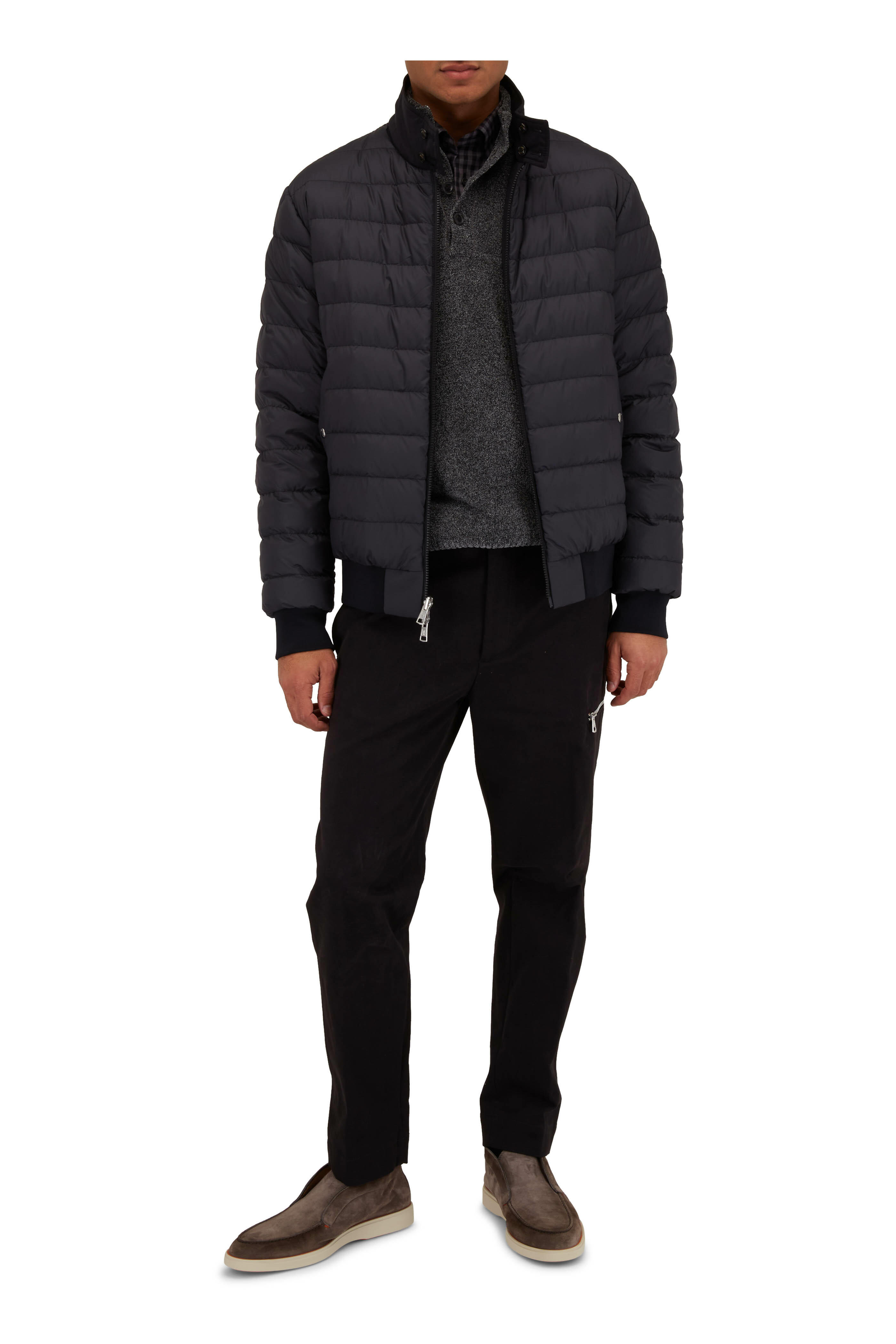 Moncler - Black Narbonaise Reversible Down Jacket