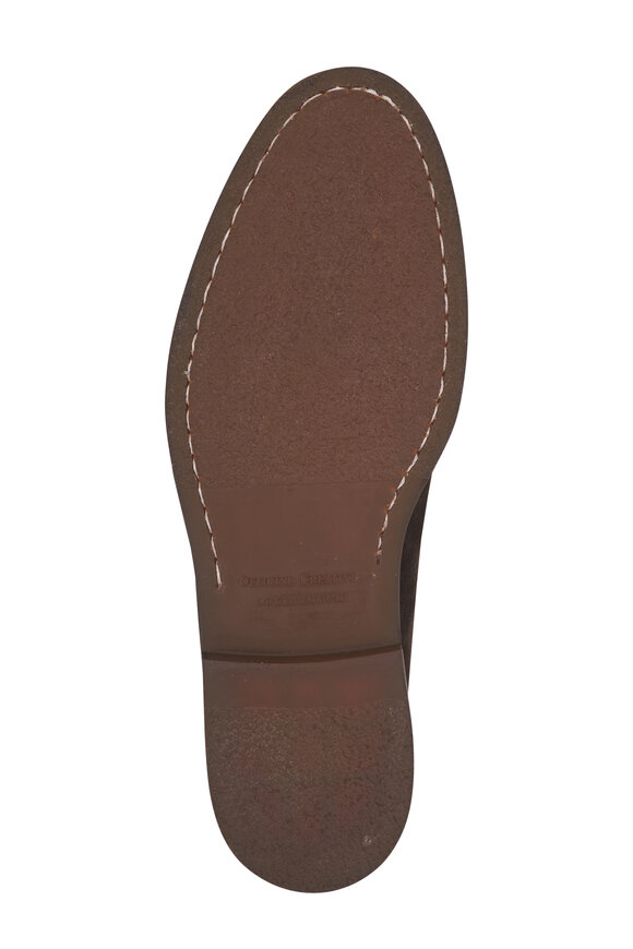 Officine Creative Dark Brown Suede Penny Loafer - view 4