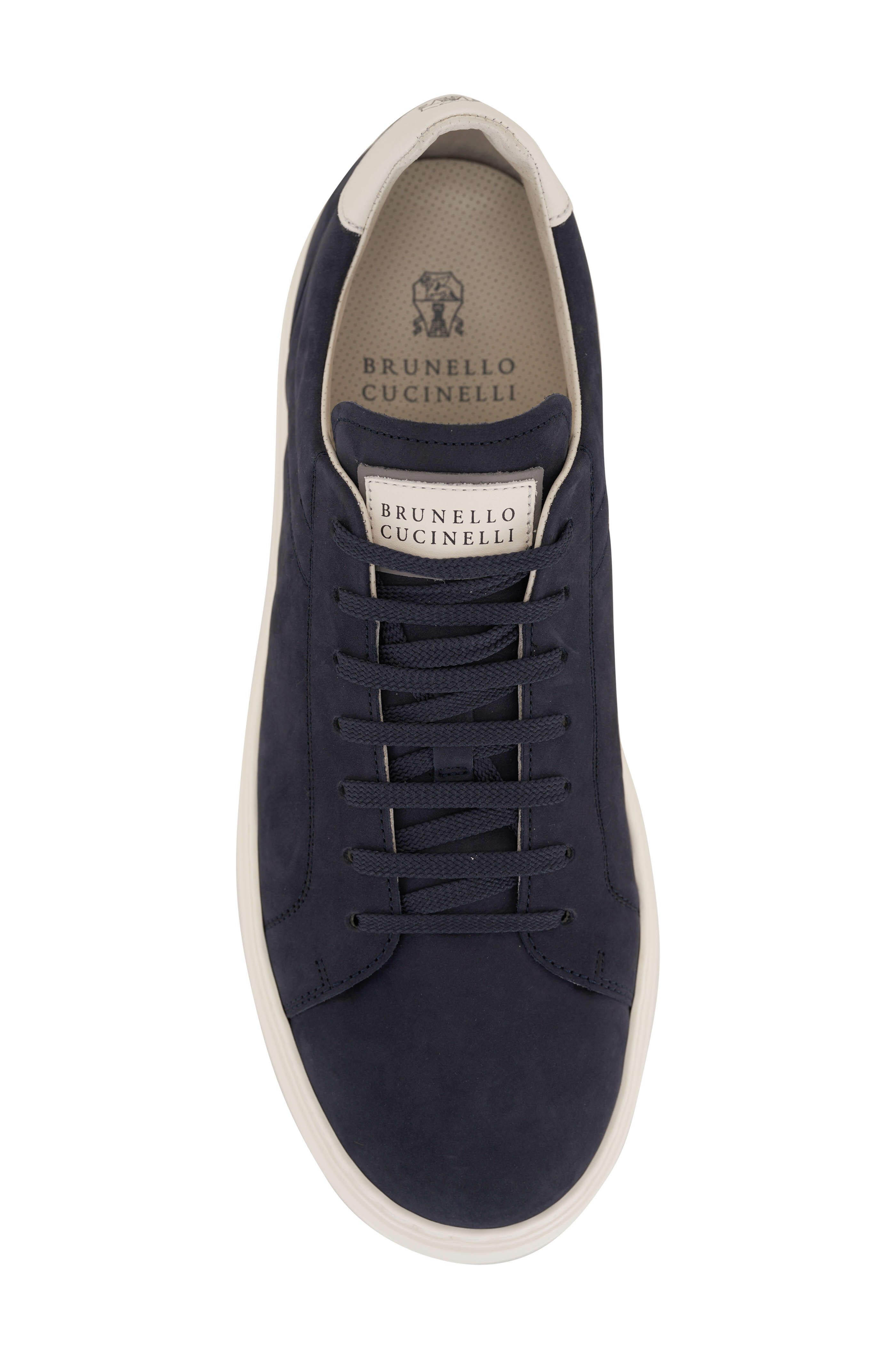 Brunello Cucinelli - Blue Nubuck Suede Sneaker