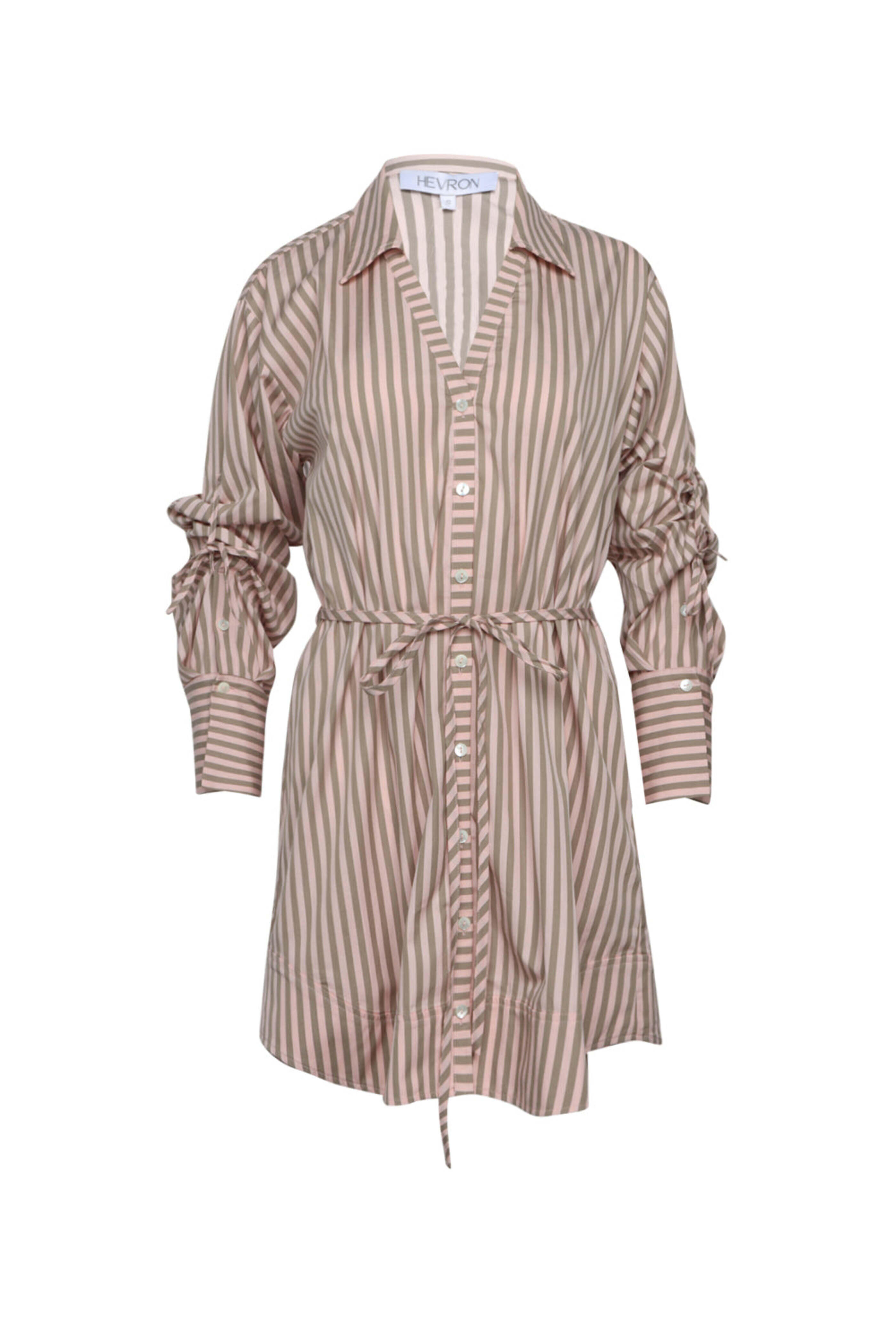 Hevron - Blush Stripe Abigail Dress