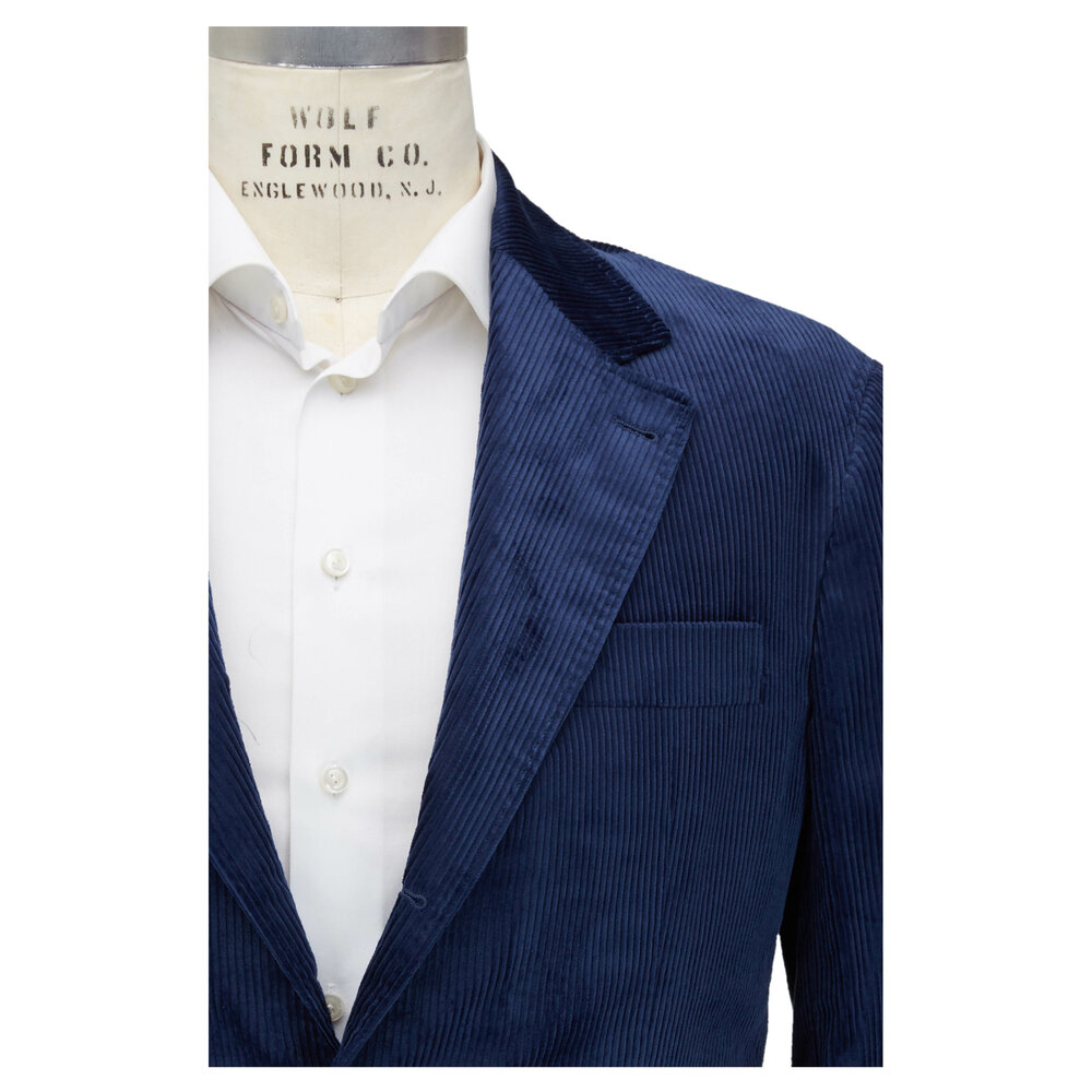 Brunello Cucinelli - Blue Sea Island Corduroy Sportcoat