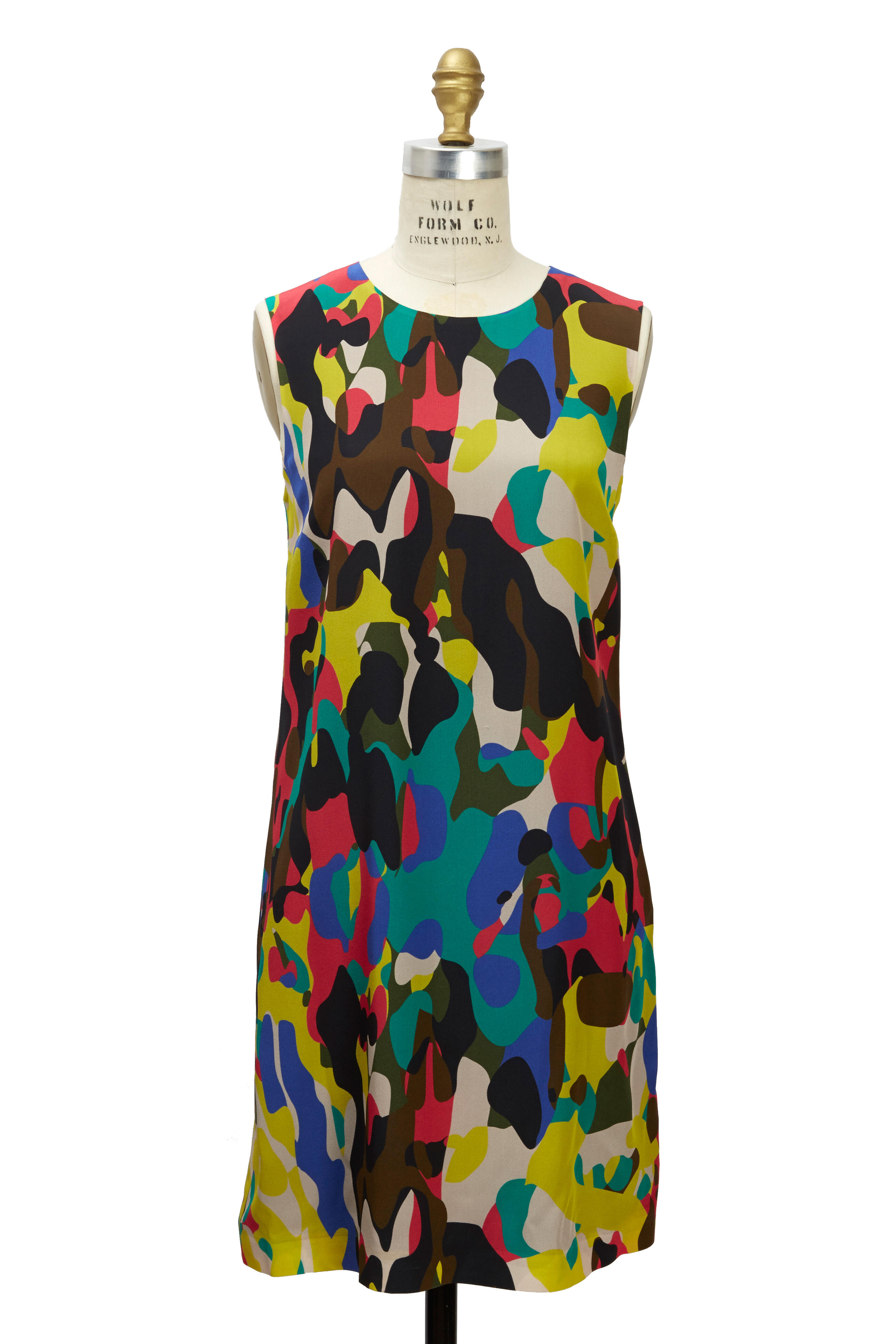m missoni silk dress Abstract printed sleeveless silk dress M Missoni For Sale at 1stDibs