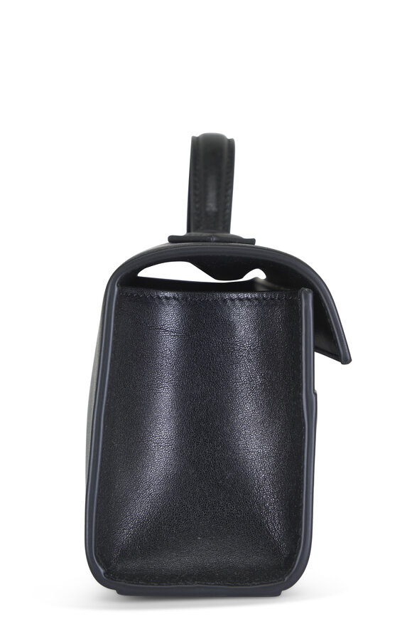 Savette Slim Symmetry Black Leather Pochette - view 3
