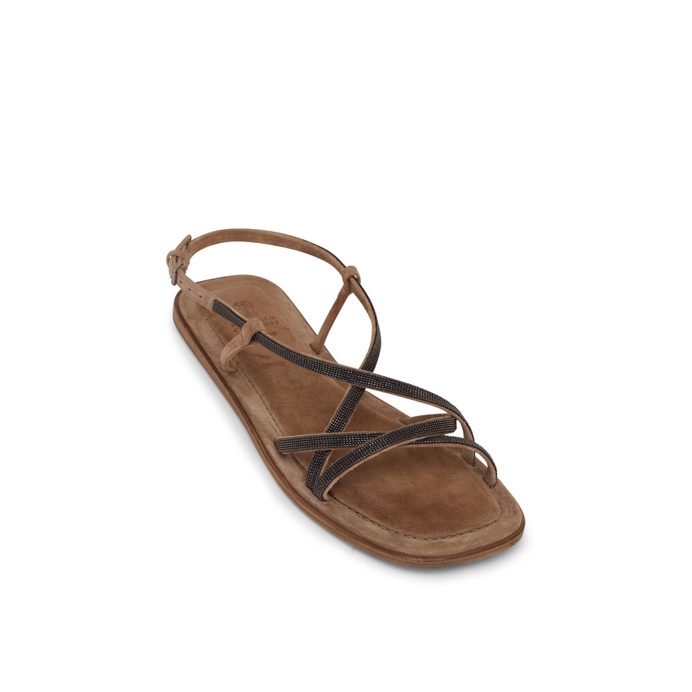BRUNELLO CUCINELLI フラットシューズ 37½ ブラウン BRUNELLO CUCINELLI フラットシューズ 37½ ブラウン BRUNELLO