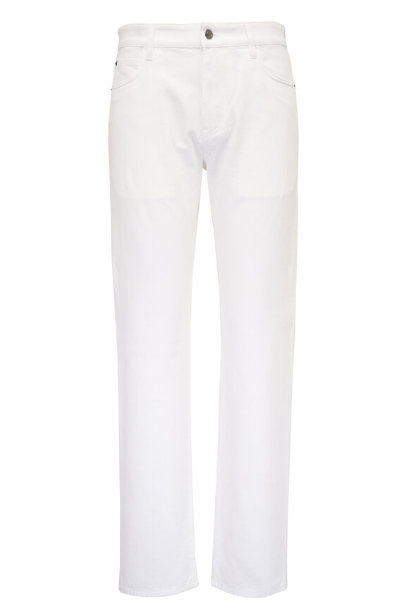 Loro Piana Quarona White Cotton Five Pocket Pant