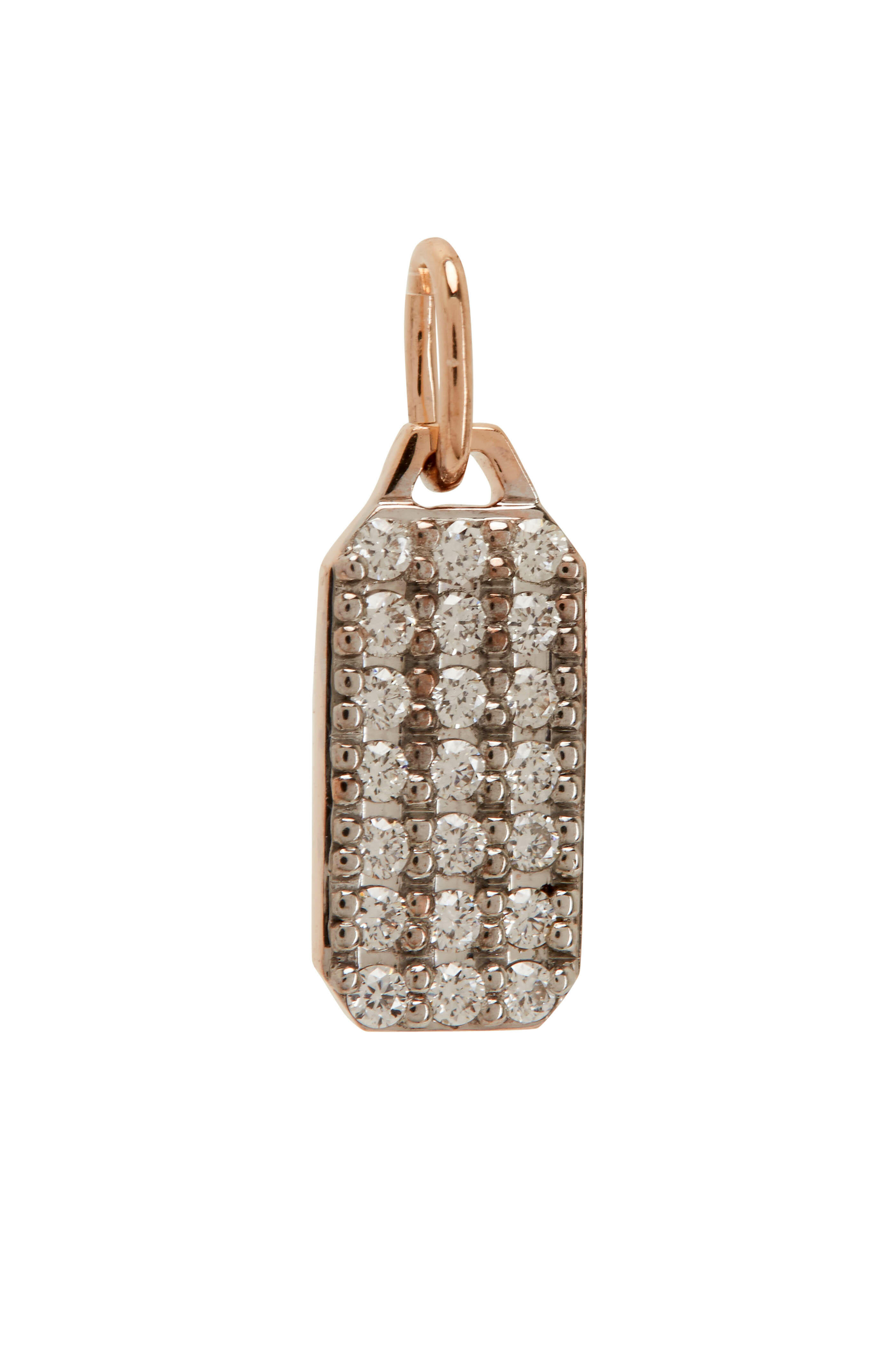 Walters Faith - Dora 18K Rose Gold & Mini Diamond Hex Charm