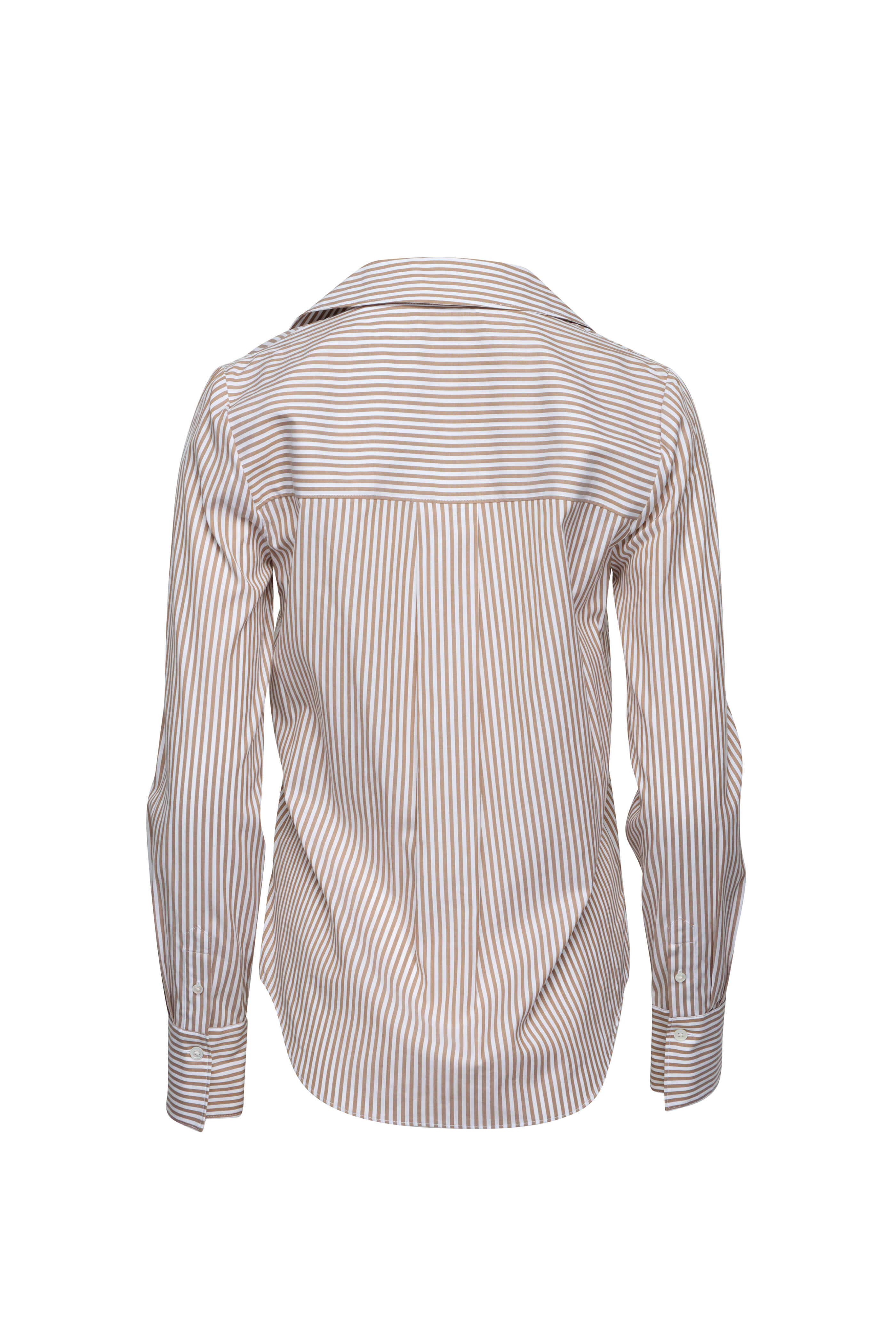 Veronica Beard - Amelia Acorn & White Stripe Shirt