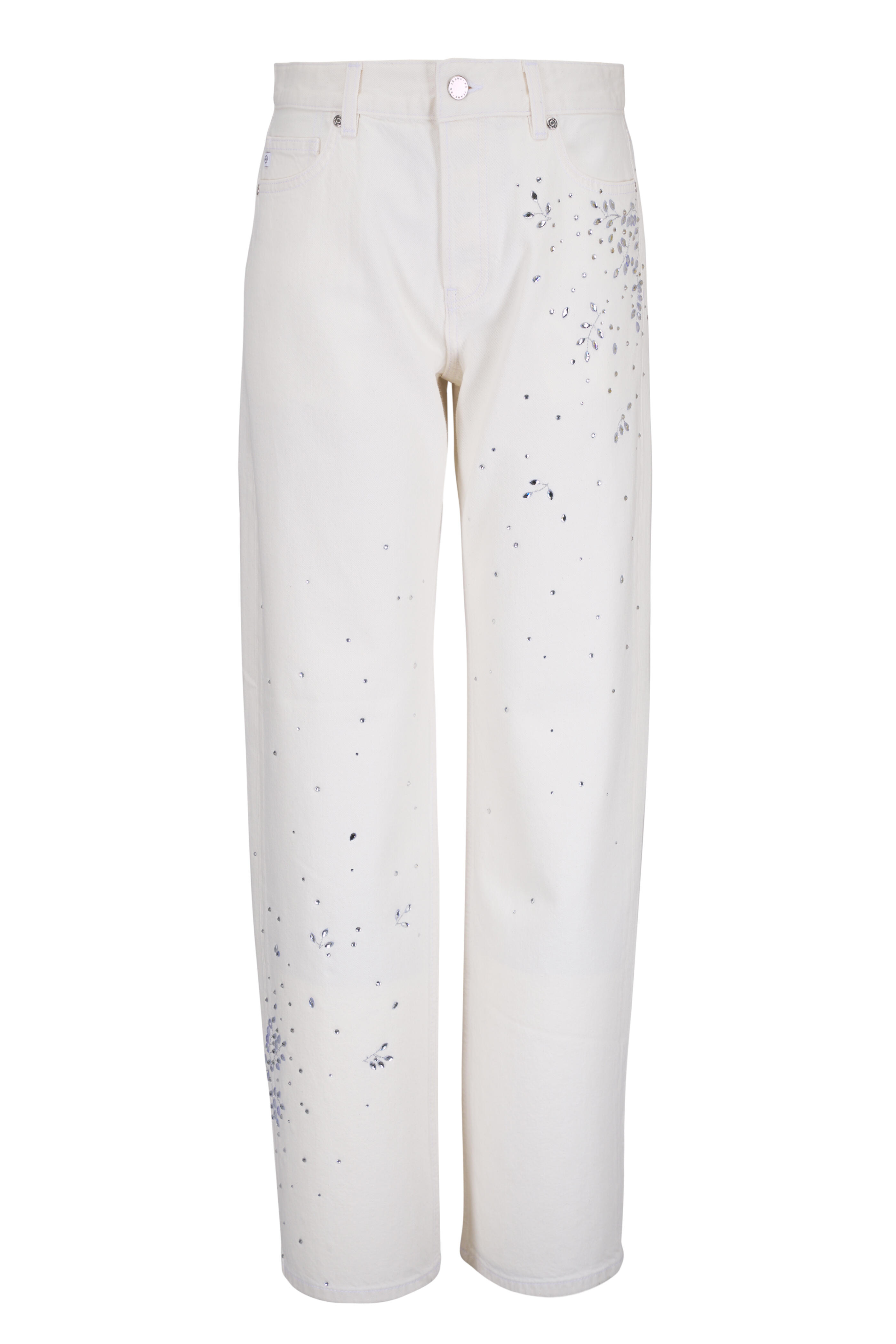 AG - Billie Opal Radiance Embellished Straight Jean