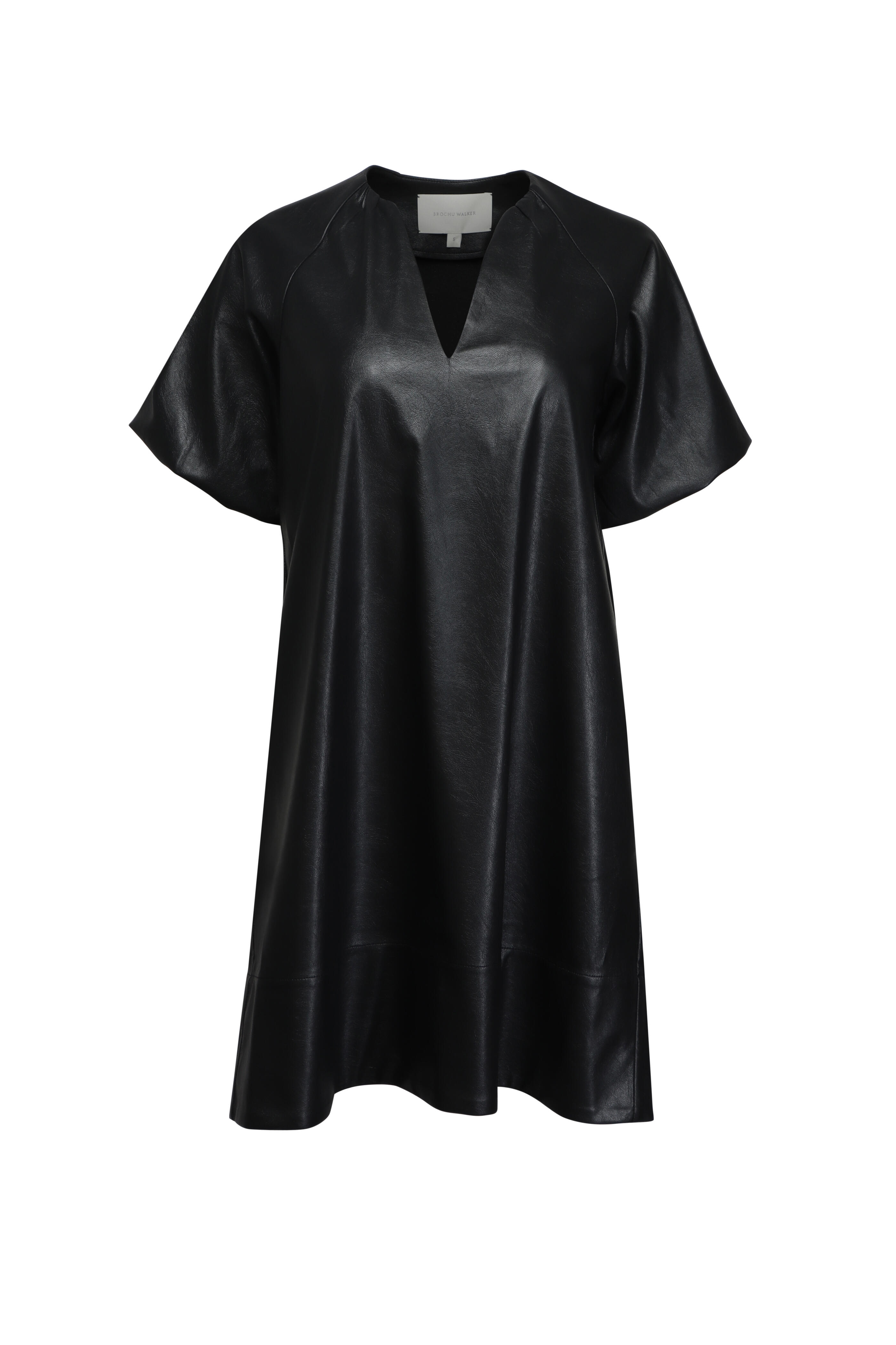 Brochu Walker - Hattie Black Onyx Vegan Leather Dress