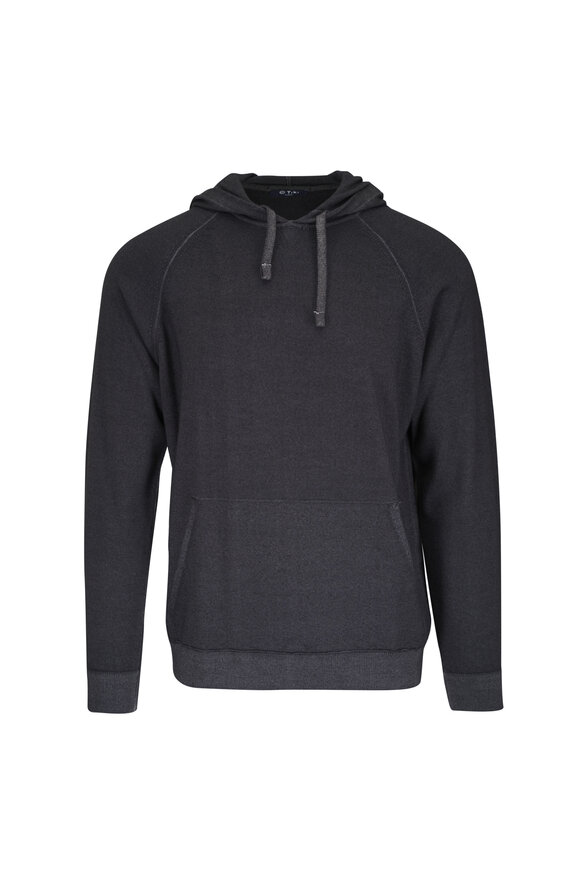 Tiki Charcoal Extrafine Merino Wool Hoodie - view 1