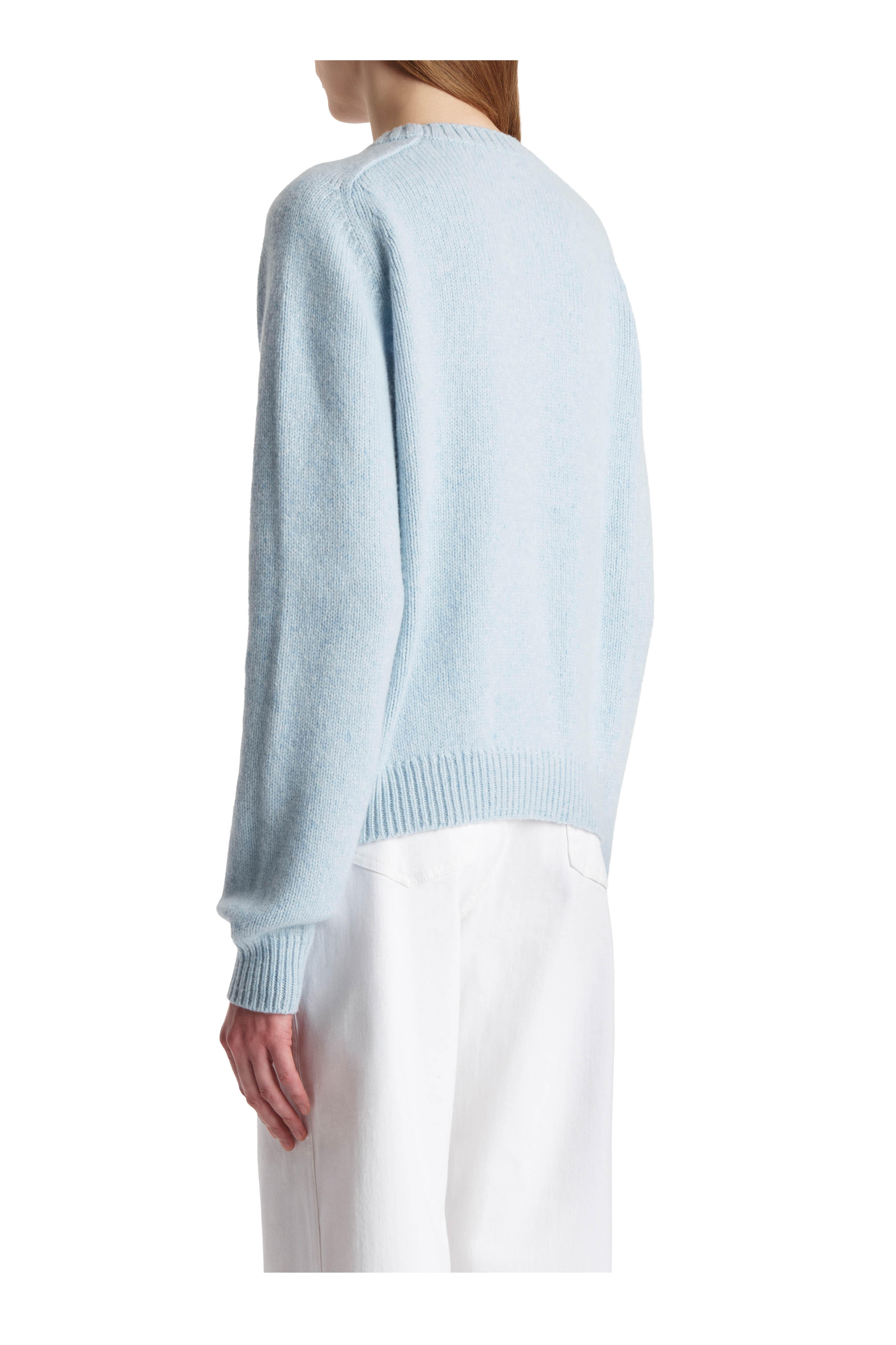 Khaite - Nera Atmosphere Crewneck Cashmere Sweater