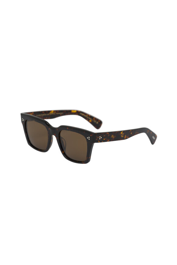 Oliver Peoples - Ollice Atago Tortoise Polarized Sunglasses