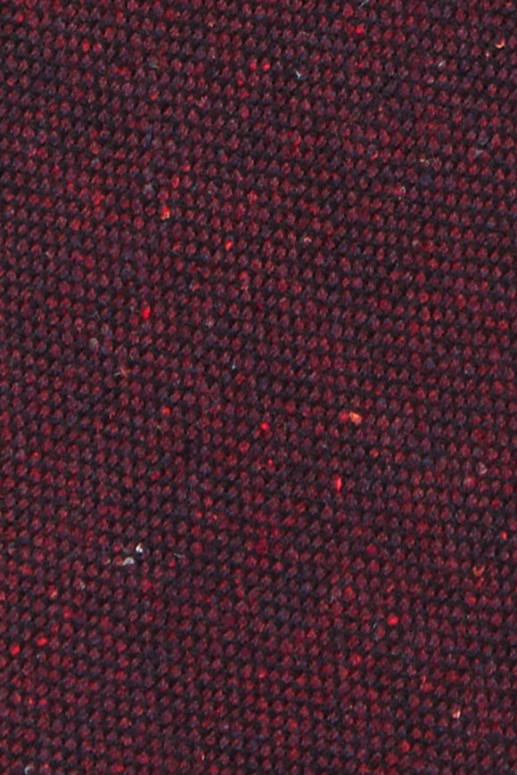 Geoff Nicholson Burgundy Wool & Silk Necktie - view 2