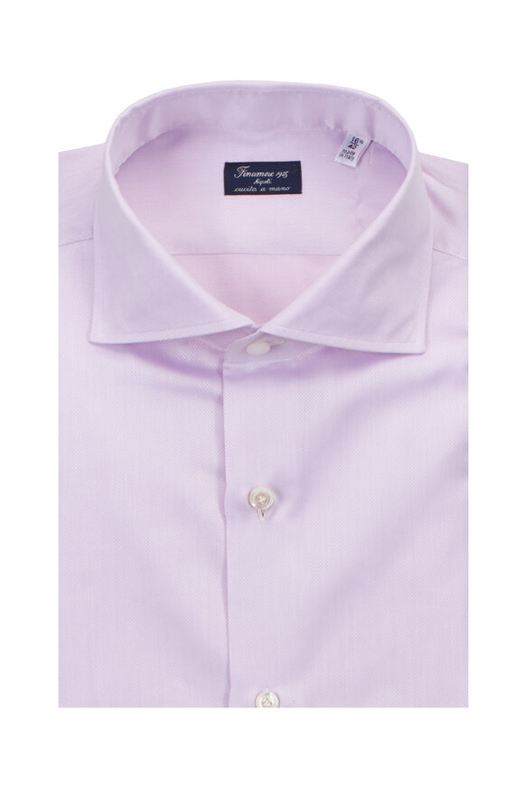 Finamore Napoli Lavender Cotton Sport Shirt - view 1