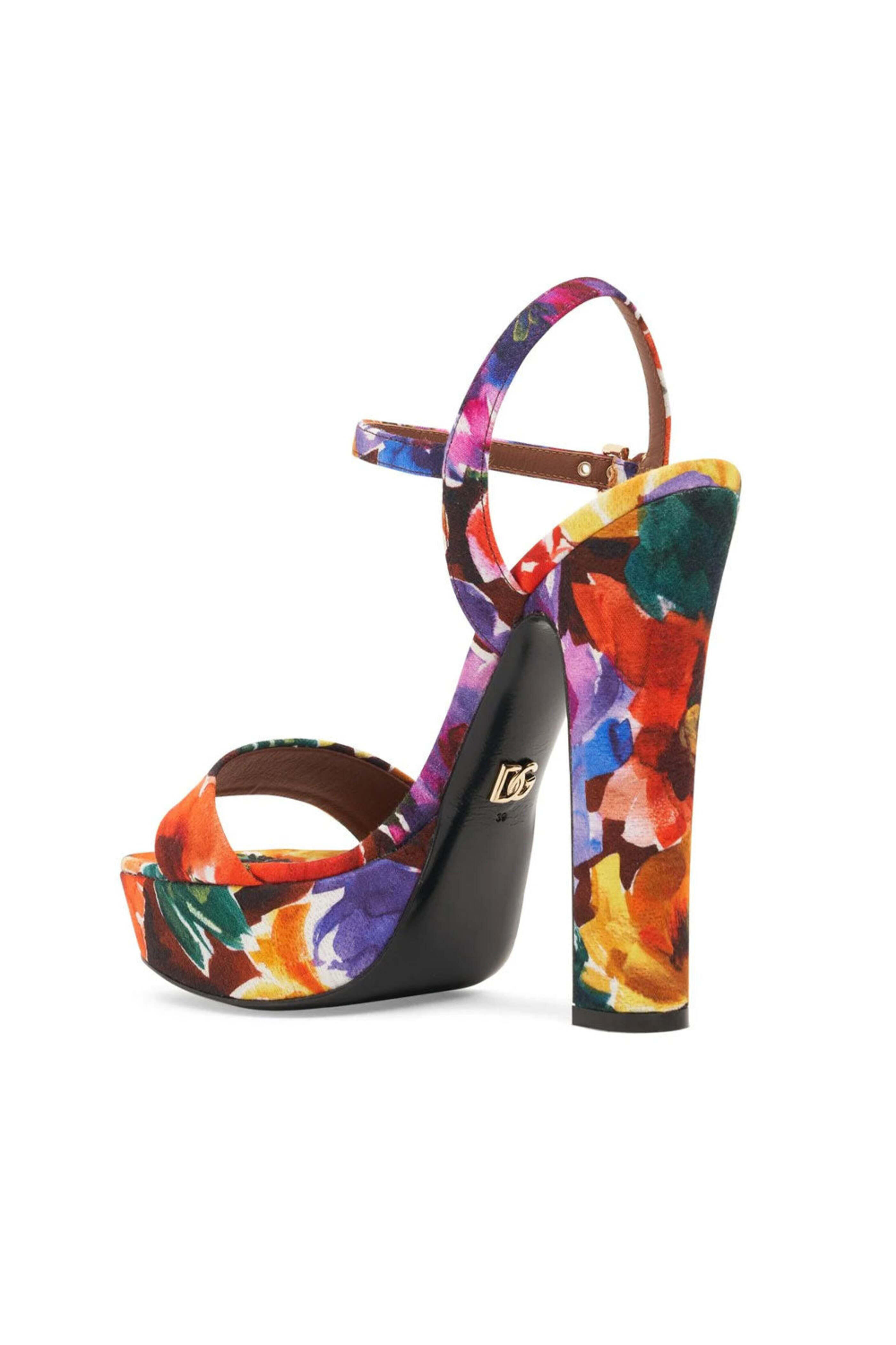 Dolce & Gabbana - Floral Platform Sandal